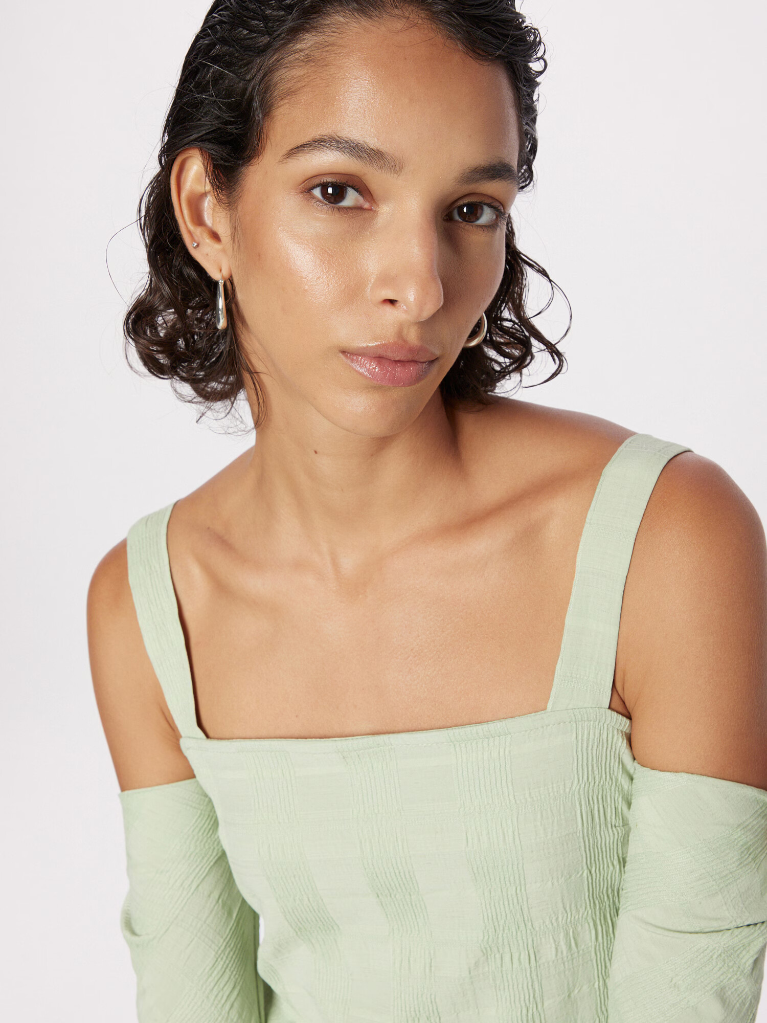 TOPSHOP Tricou verde pastel - Pled.ro