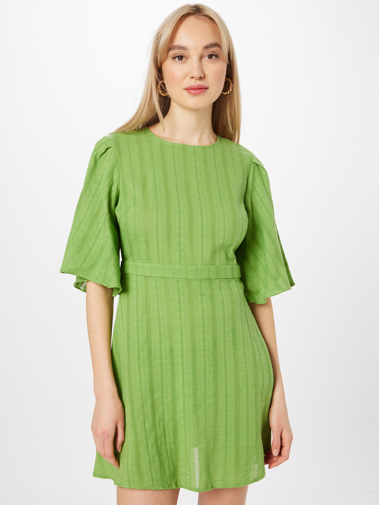 Traffic People Rochie verde kiwi - Pled.ro