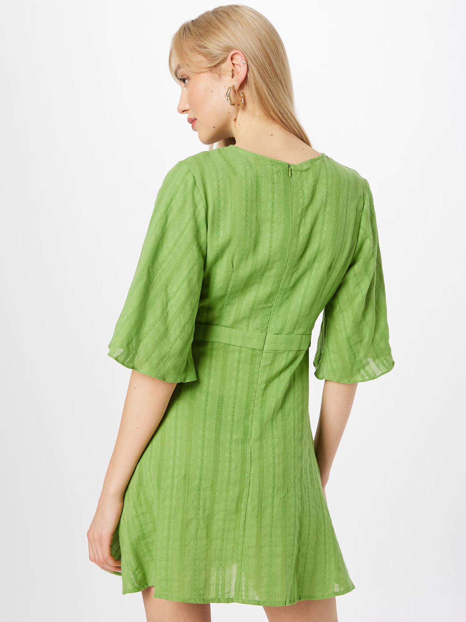 Traffic People Rochie verde kiwi - Pled.ro