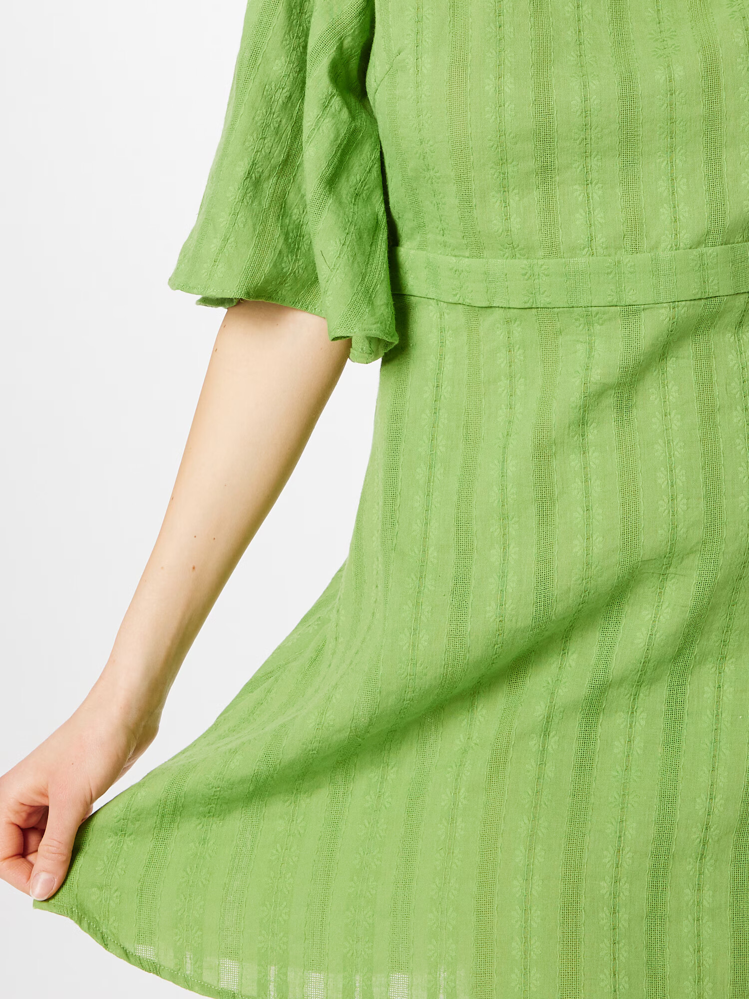 Traffic People Rochie verde kiwi - Pled.ro