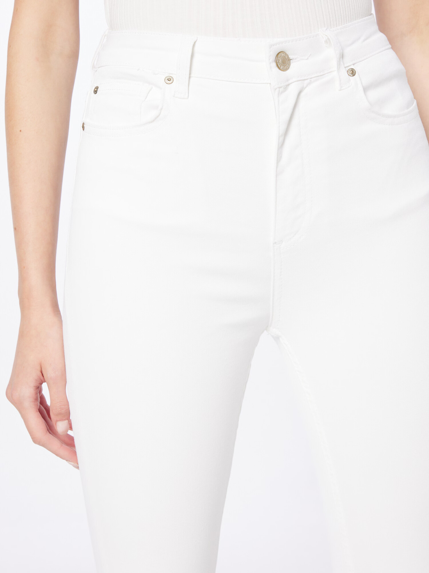 Trendyol Jeans alb - Pled.ro