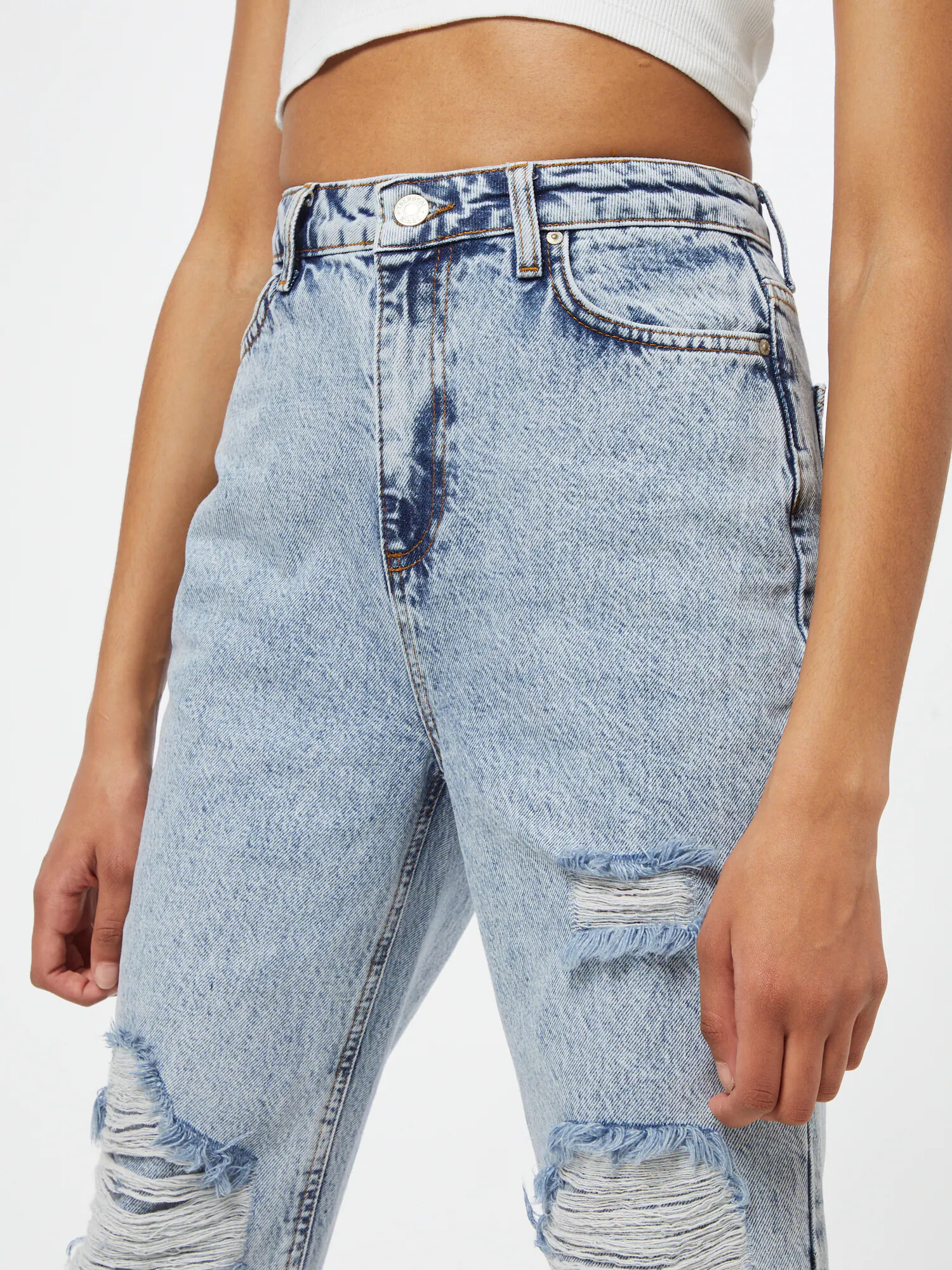 Trendyol Jeans albastru - Pled.ro