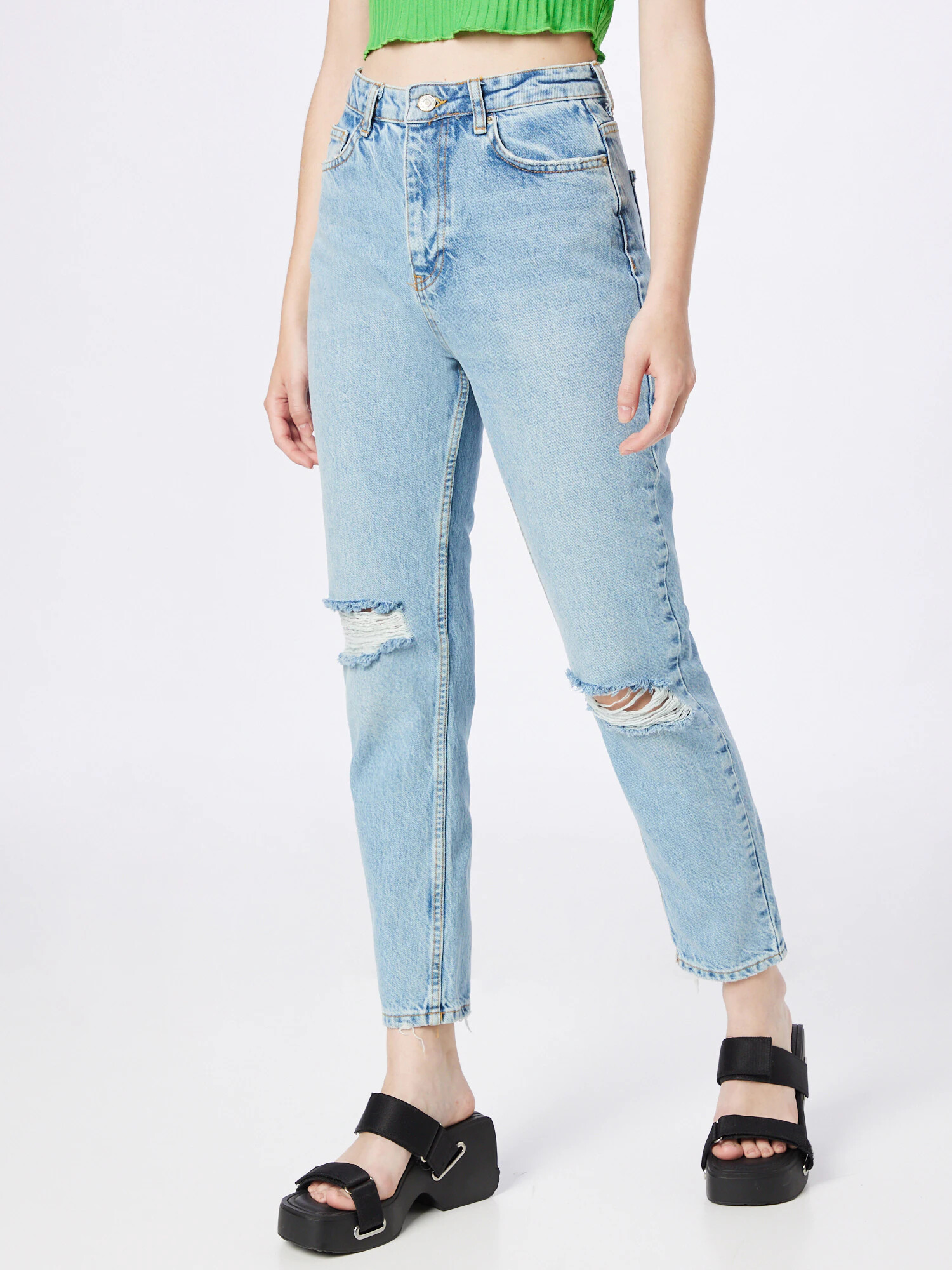 Trendyol Jeans albastru - Pled.ro