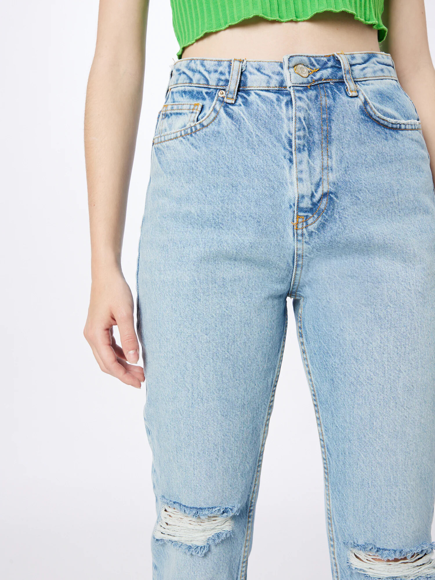 Trendyol Jeans albastru - Pled.ro