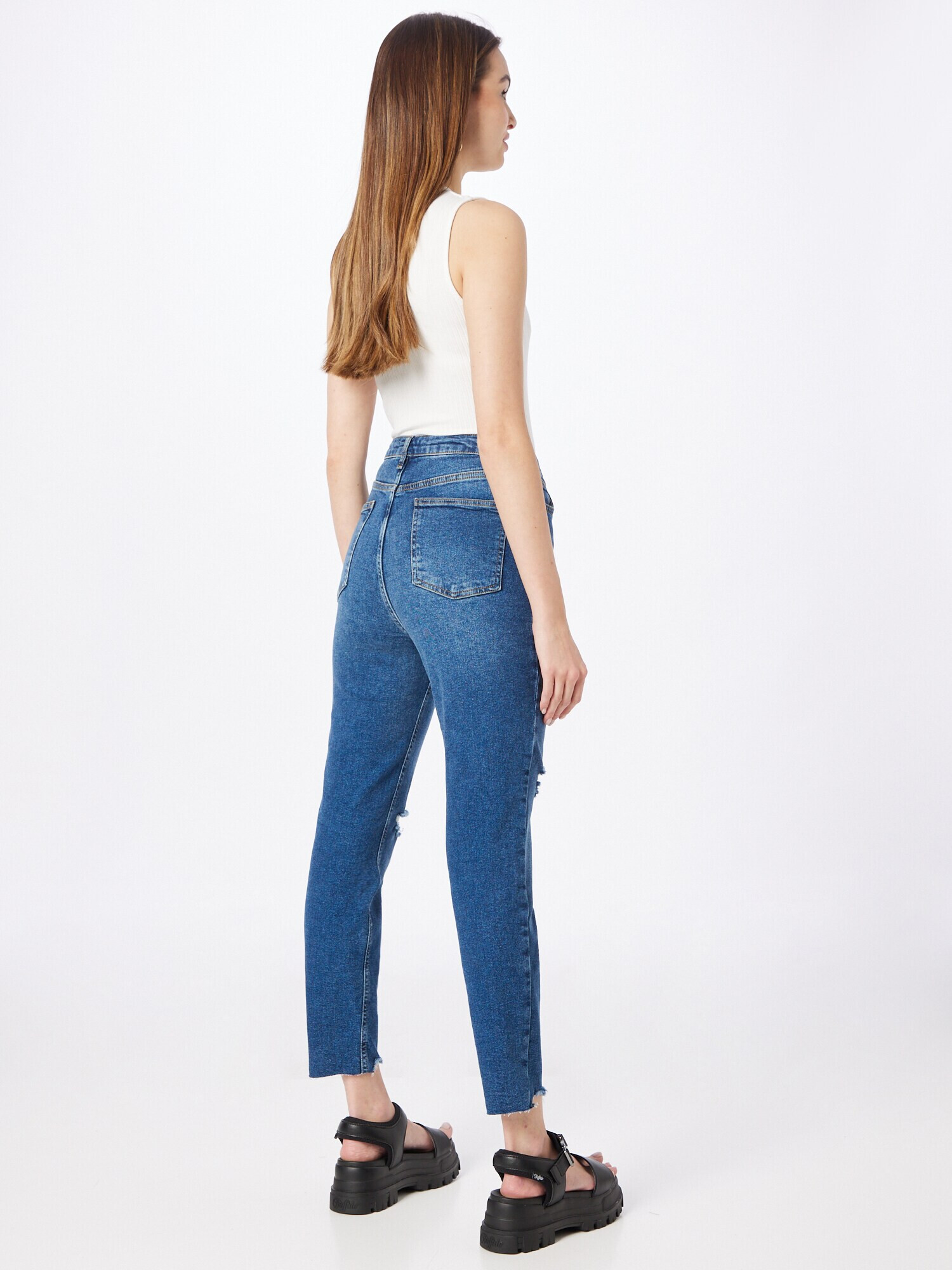 Trendyol Jeans albastru denim - Pled.ro