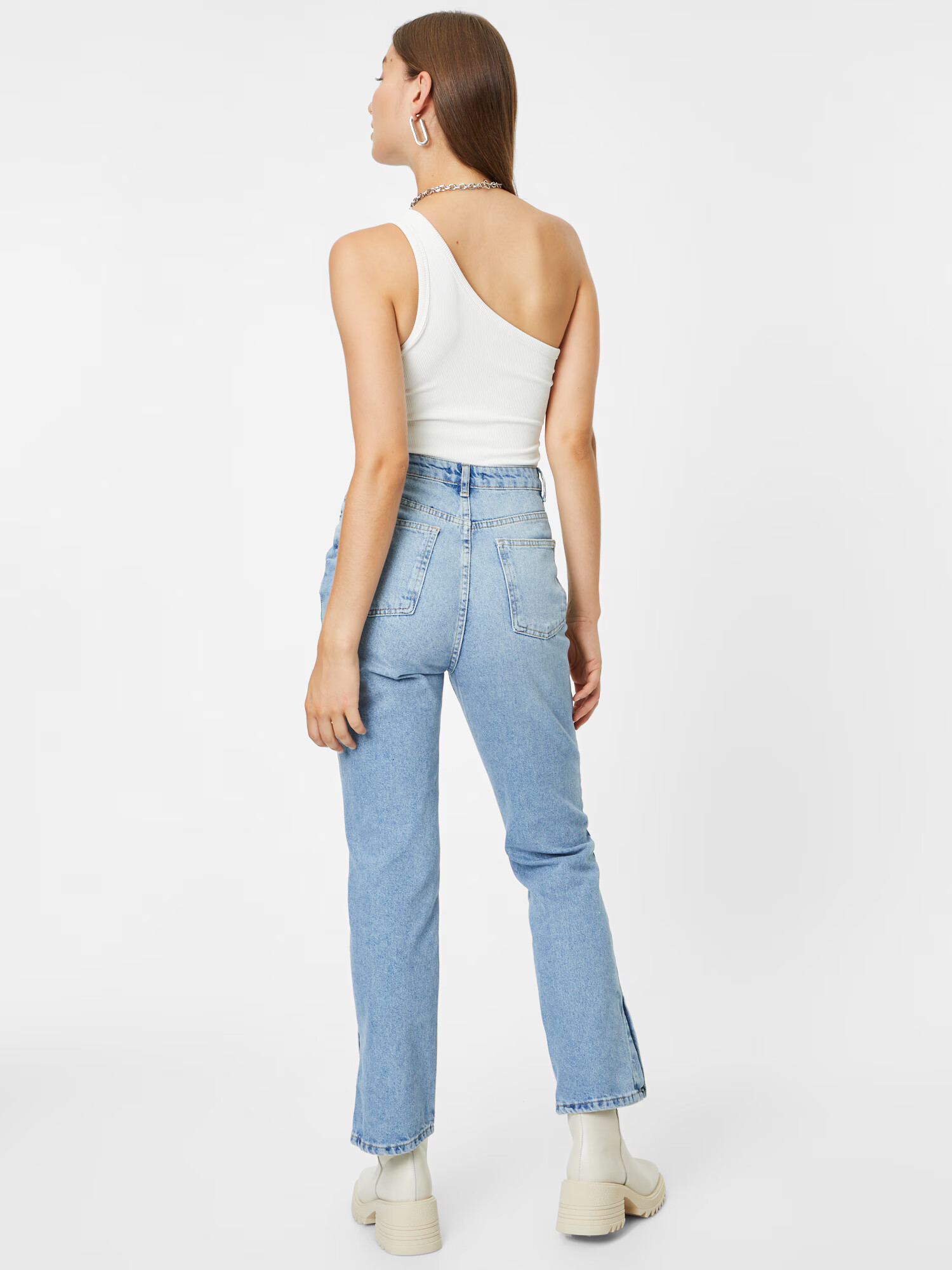 Trendyol Jeans albastru deschis - Pled.ro