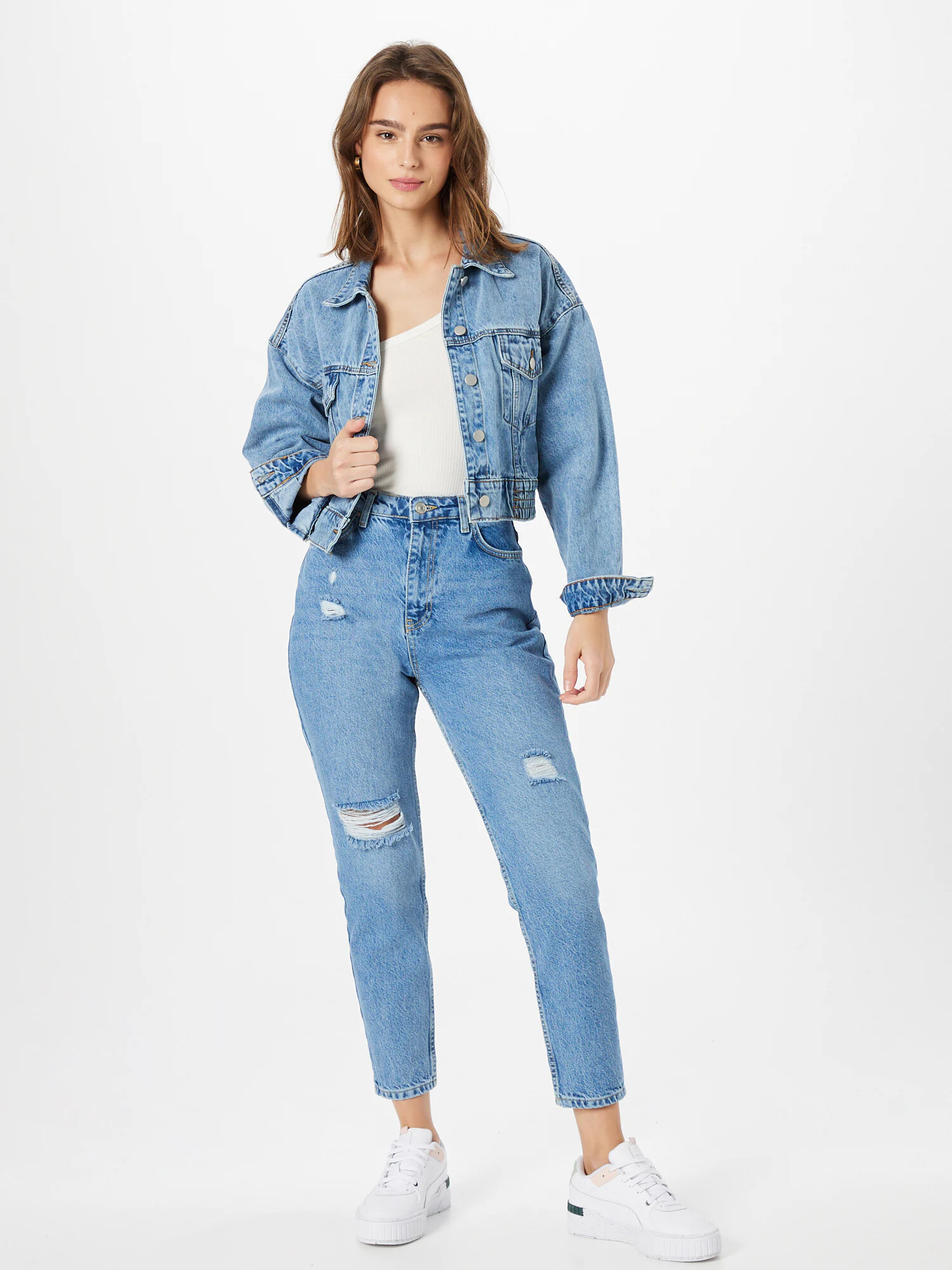 Trendyol Jeans albastru denim - Pled.ro