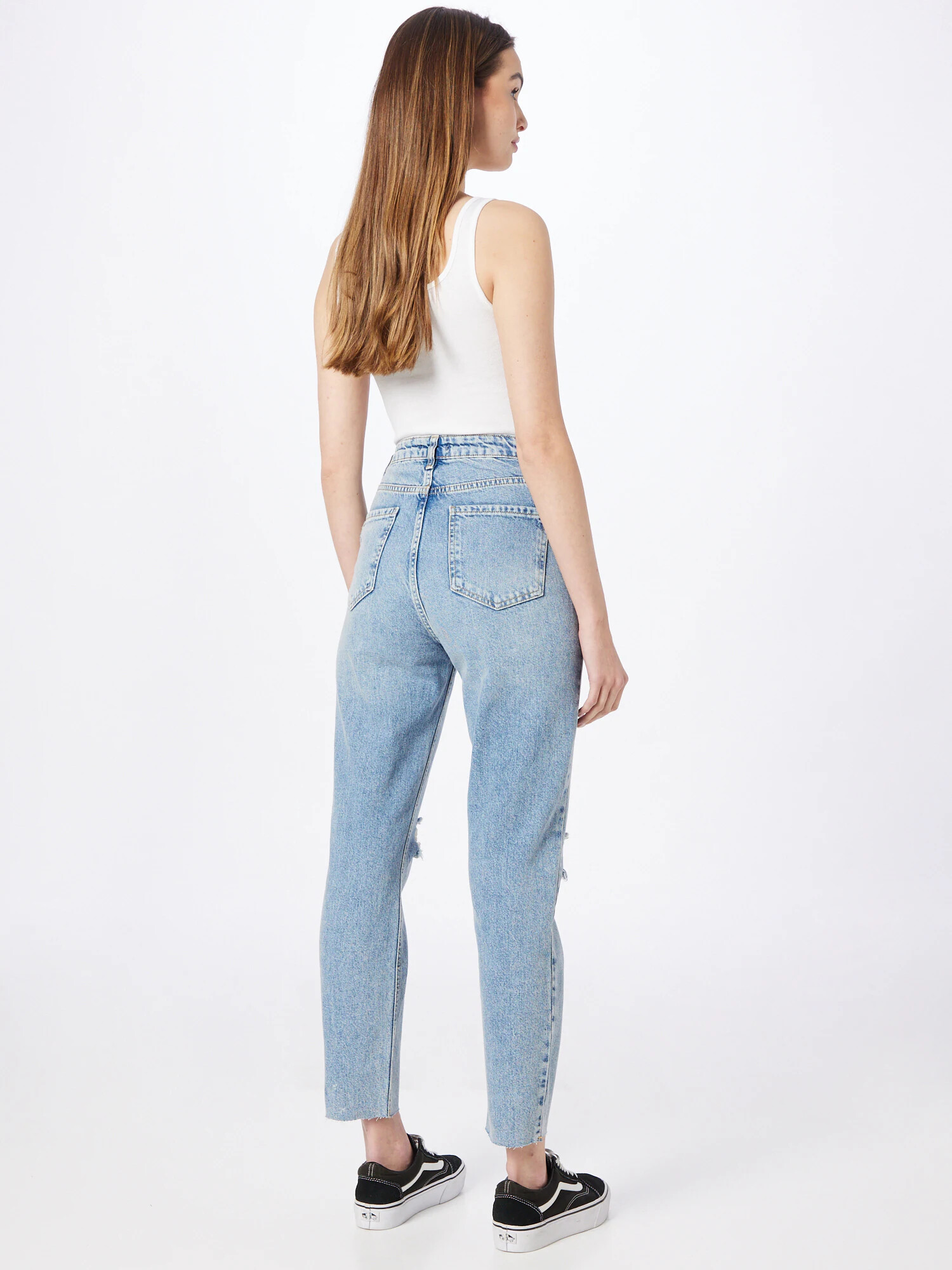 Trendyol Jeans albastru deschis - Pled.ro