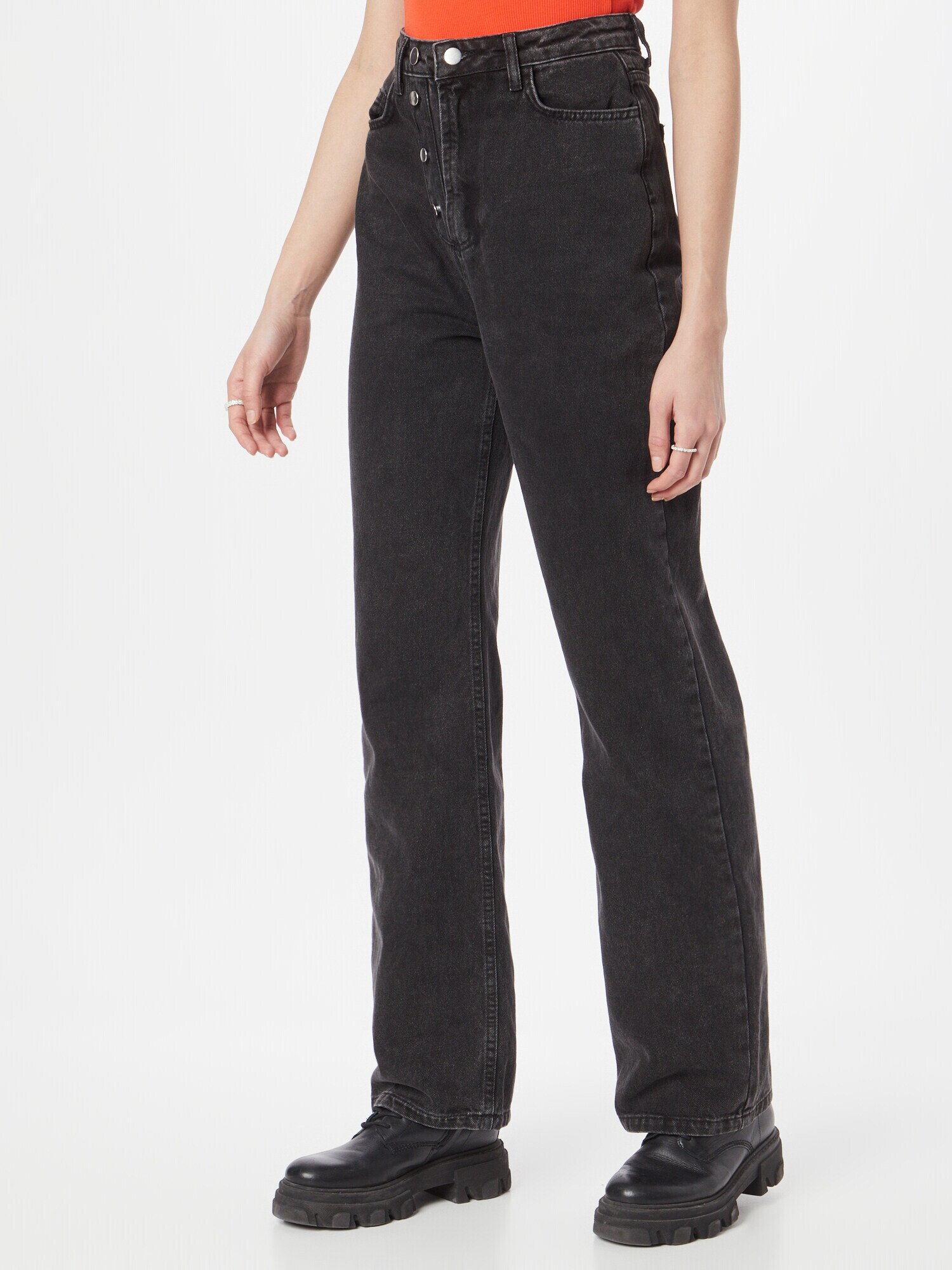 Trendyol Jeans negru denim - Pled.ro