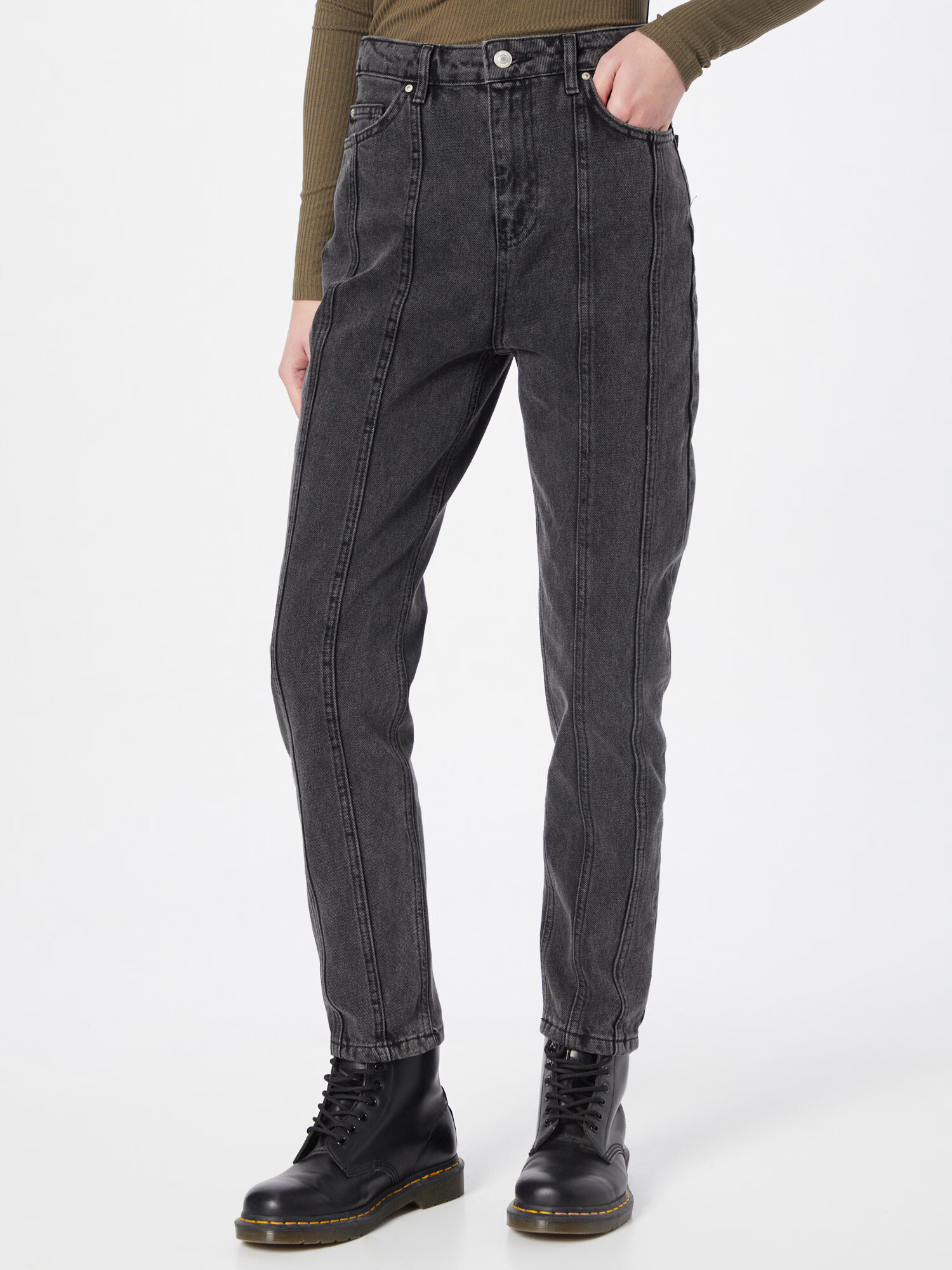 Trendyol Jeans negru denim - Pled.ro