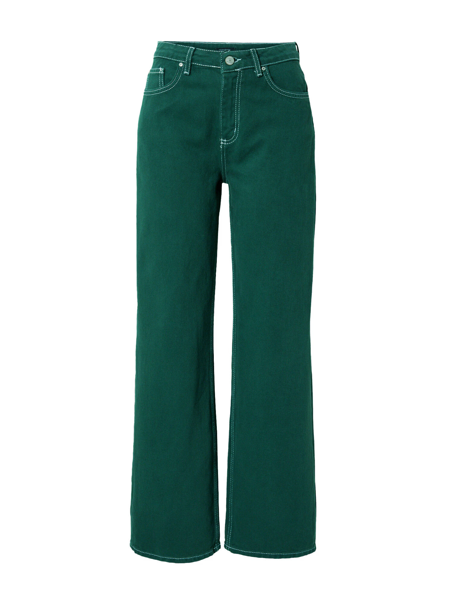 Trendyol Jeans verde - Pled.ro