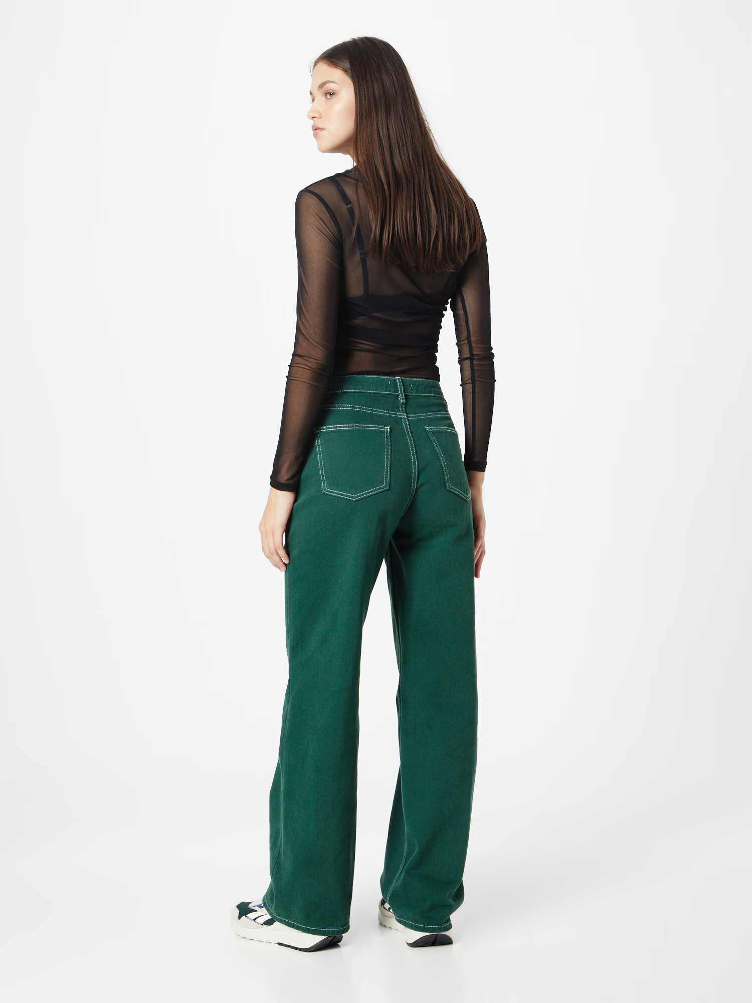 Trendyol Jeans verde - Pled.ro