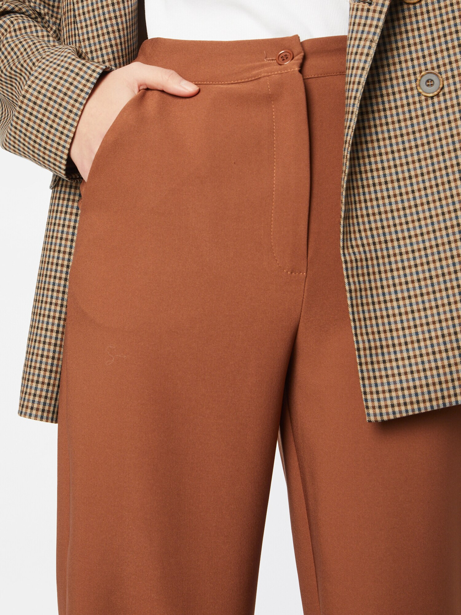 Trendyol Pantaloni maro caramel - Pled.ro