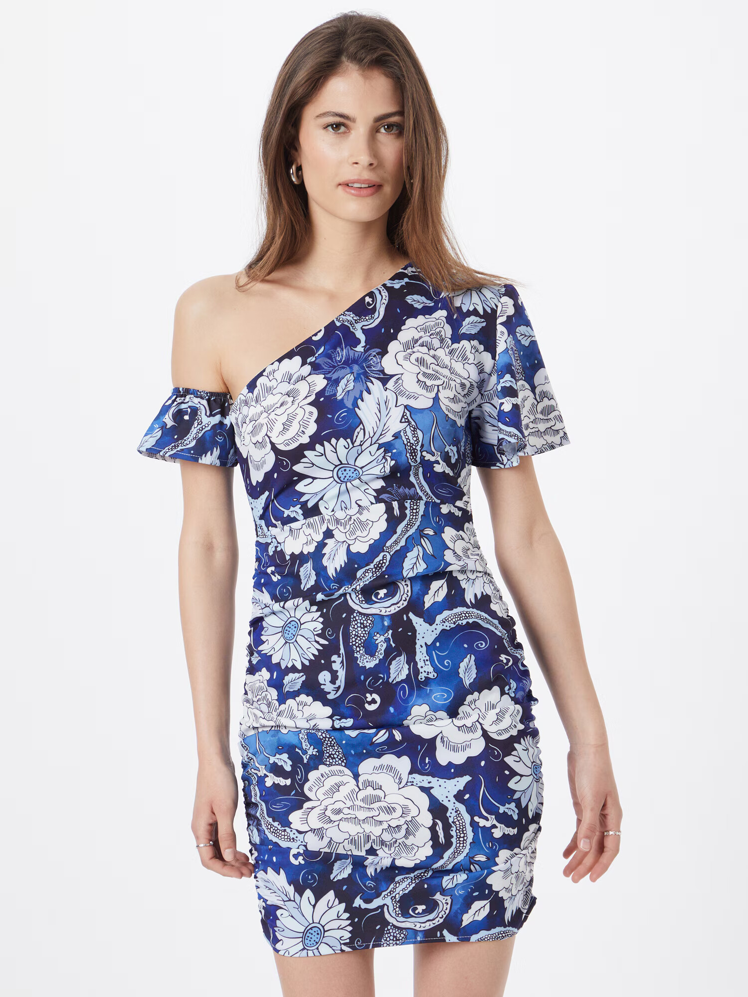 Trendyol Rochie albastru / alb - Pled.ro