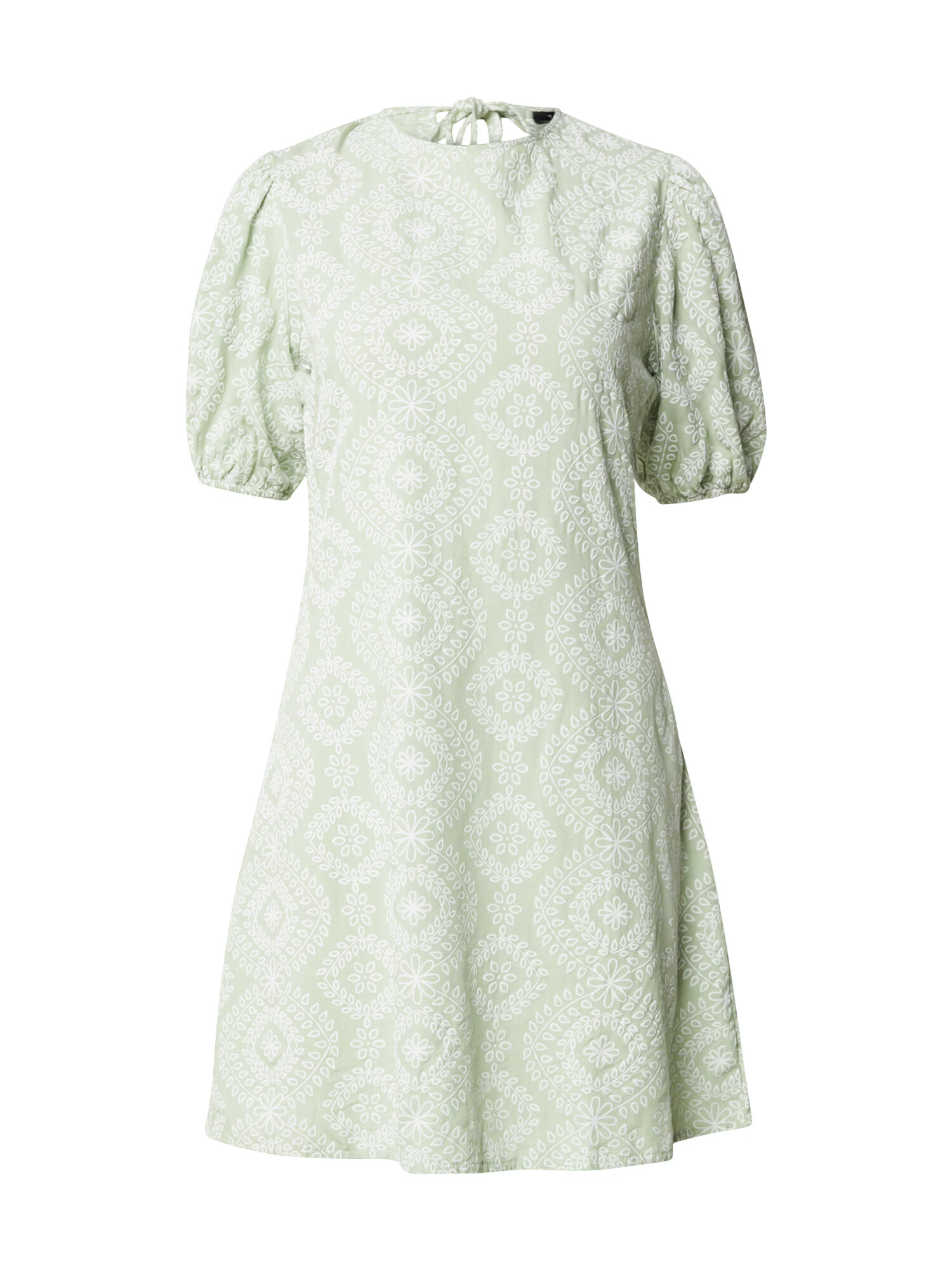 Trendyol Rochie de cocktail verde pastel / alb - Pled.ro