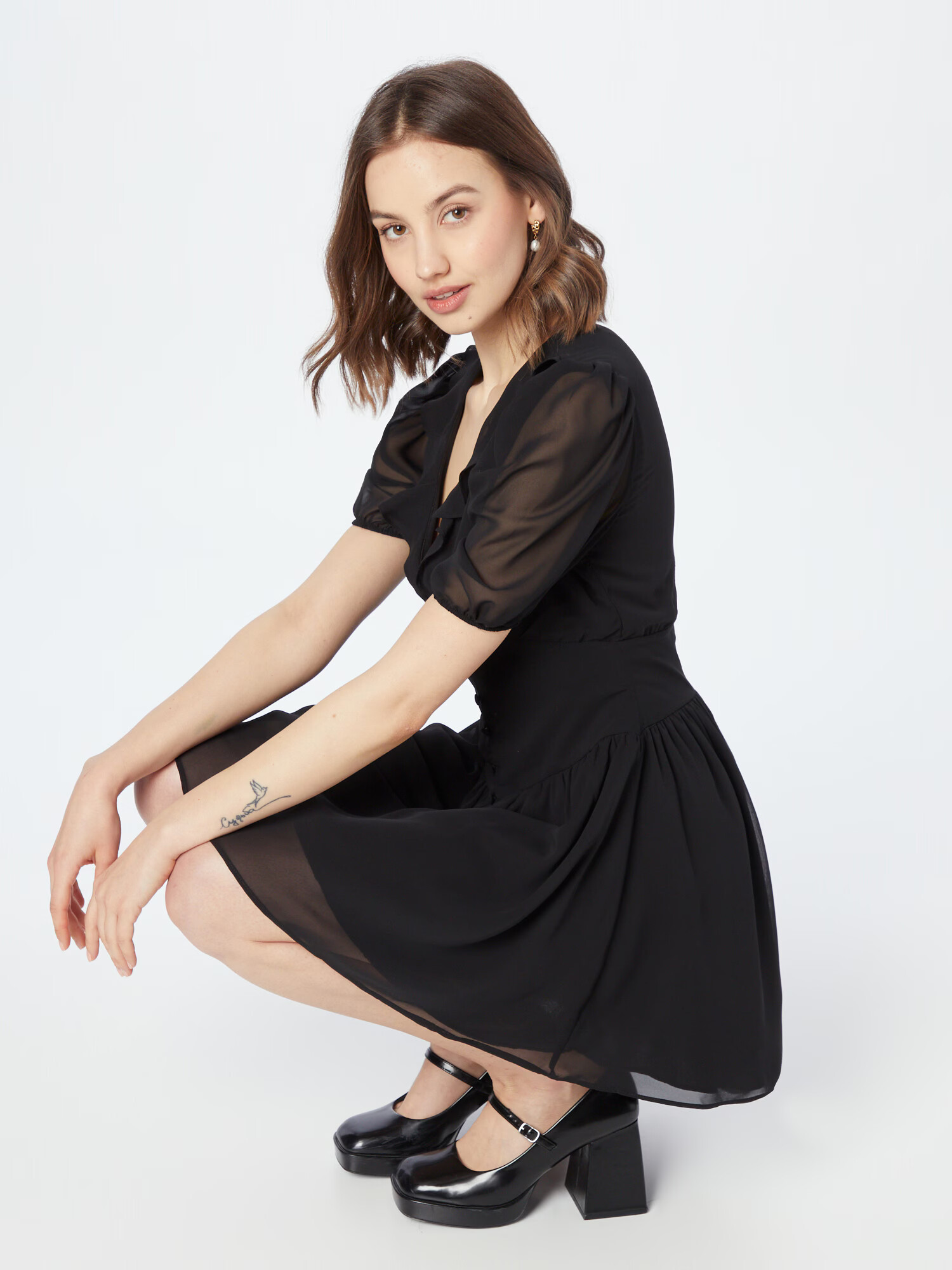 Trendyol Rochie negru - Pled.ro