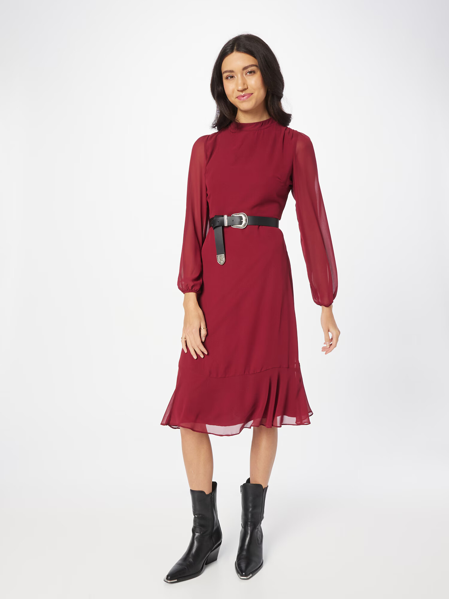 Trendyol Rochie roșu burgundy - Pled.ro