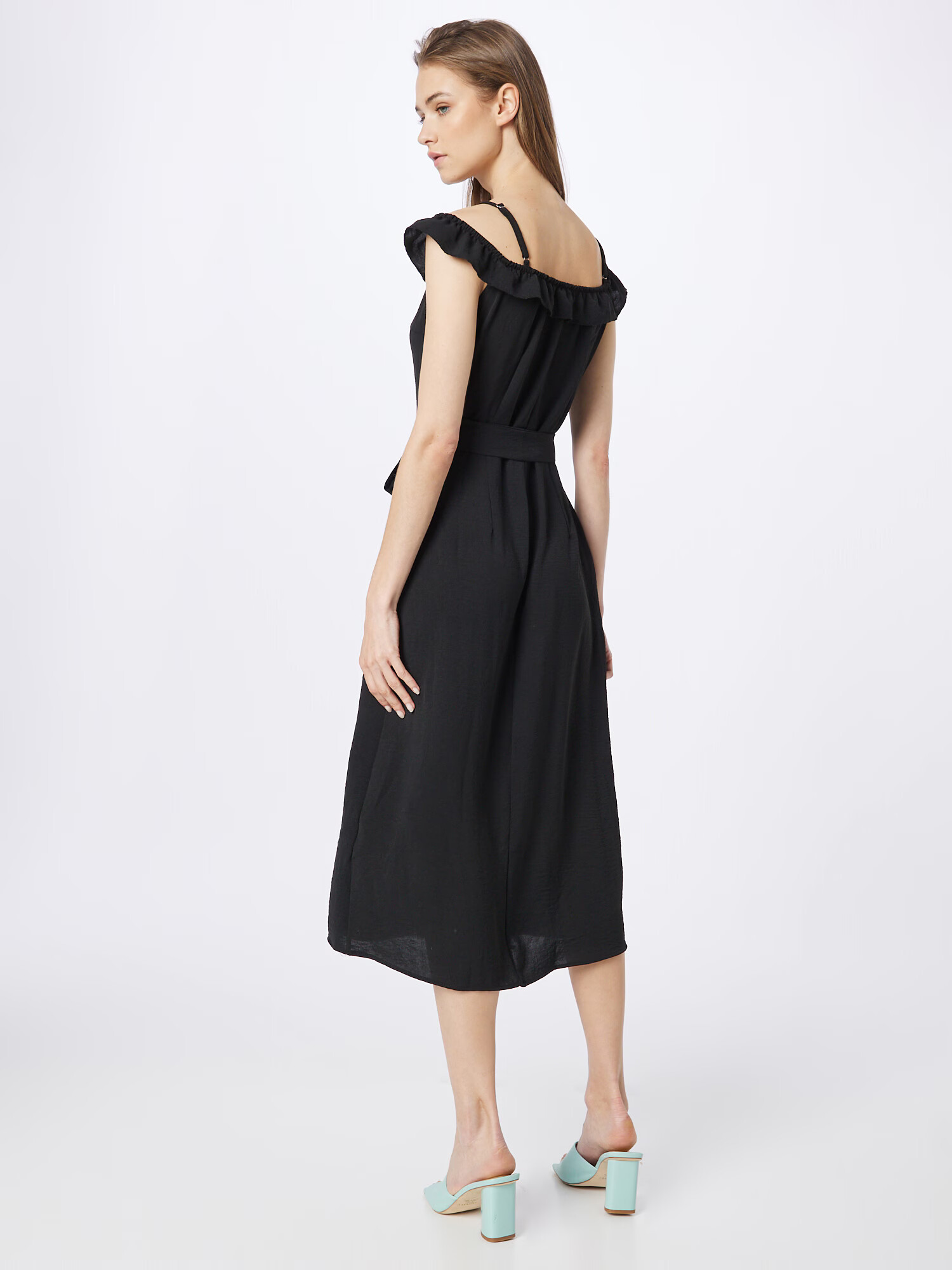 Trendyol Rochie tip bluză negru - Pled.ro