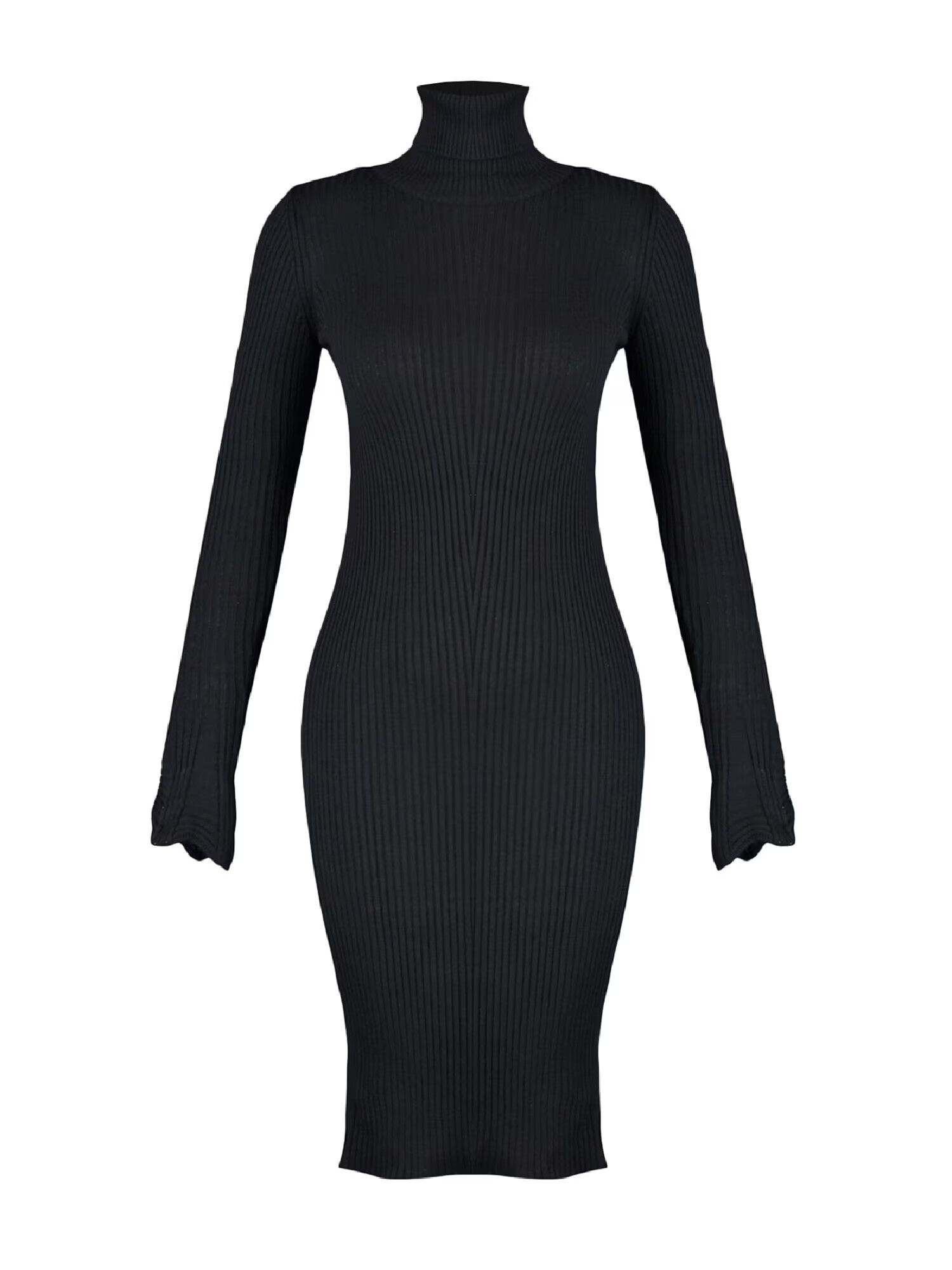 Trendyol Rochie tricotat negru - Pled.ro