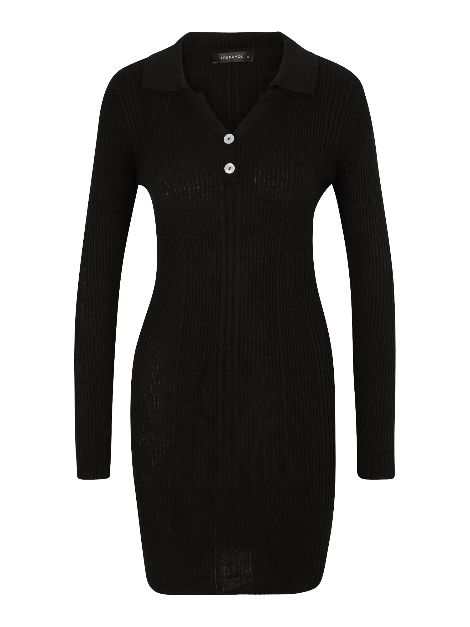 Trendyol Rochie tricotat negru - Pled.ro