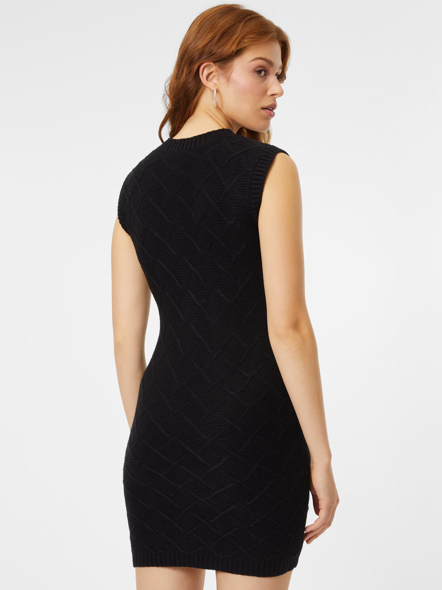 Trendyol Rochie tricotat negru - Pled.ro