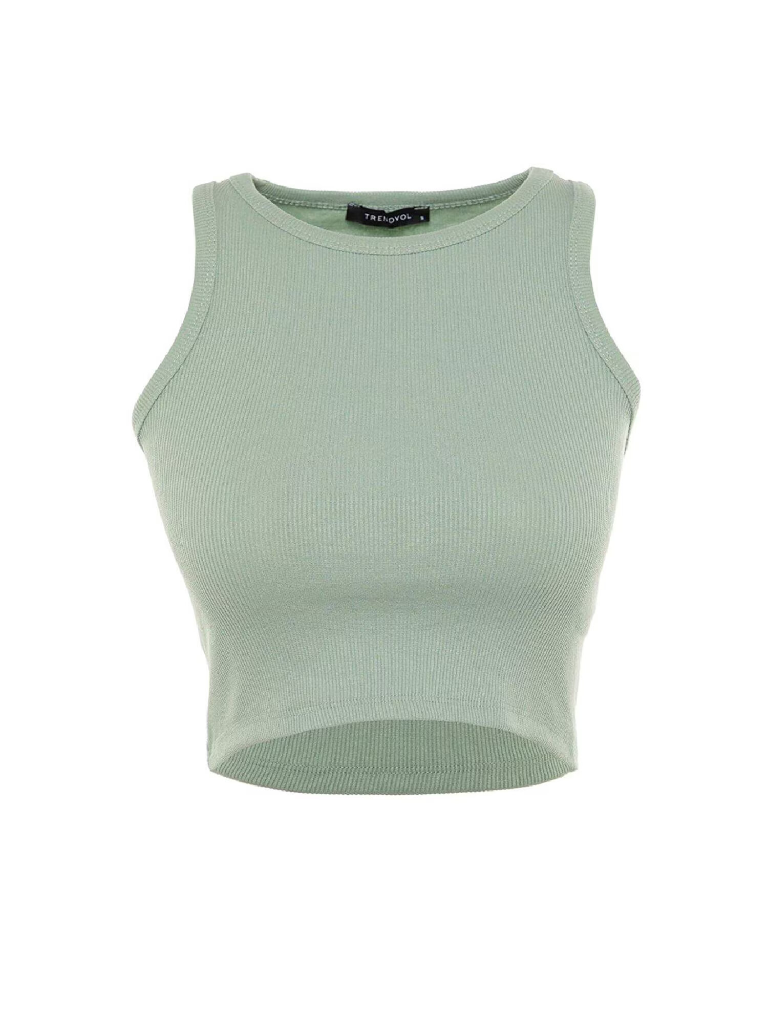 Trendyol Top albastru pastel - Pled.ro