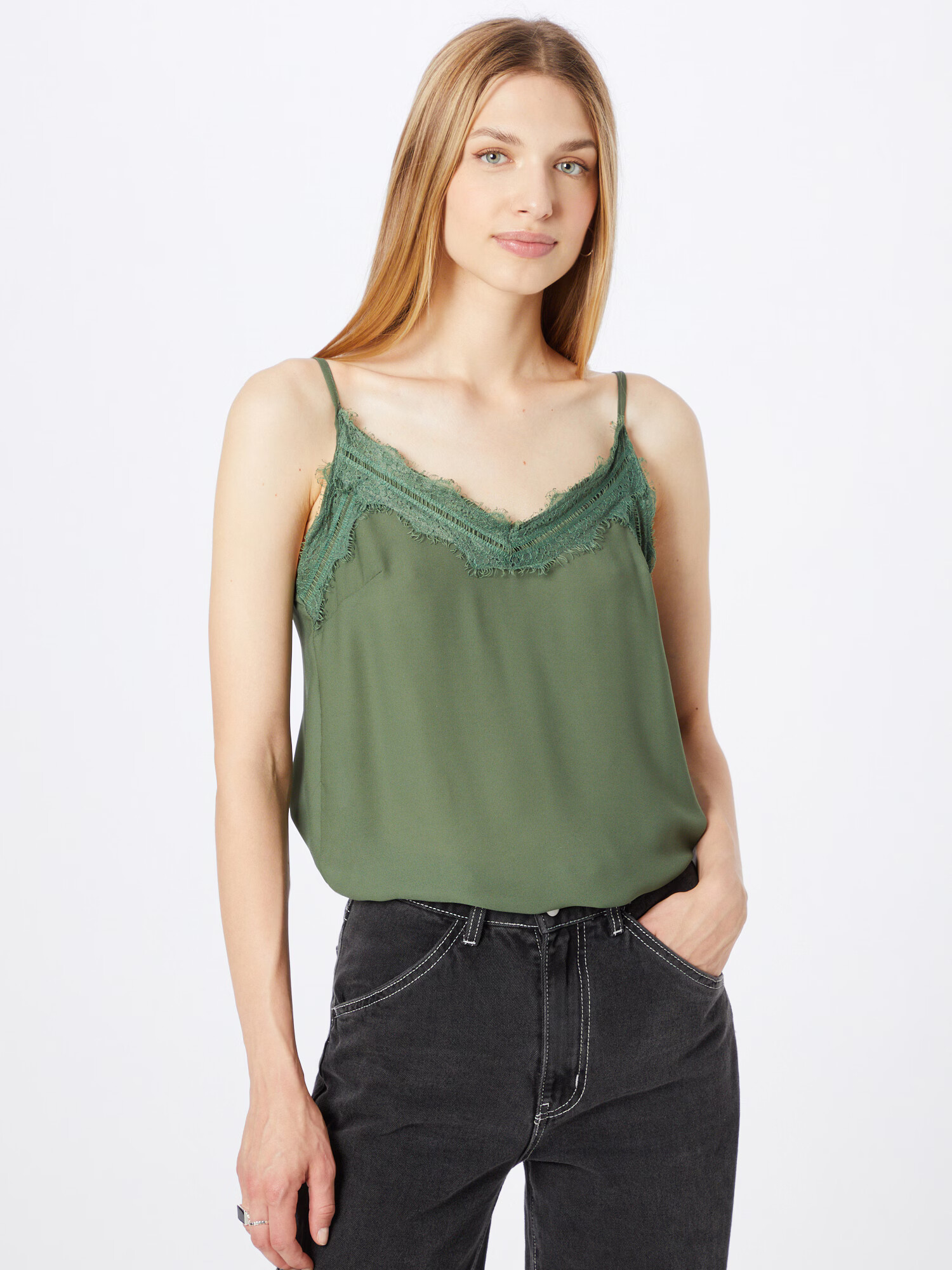 Trendyol Top verde kiwi - Pled.ro