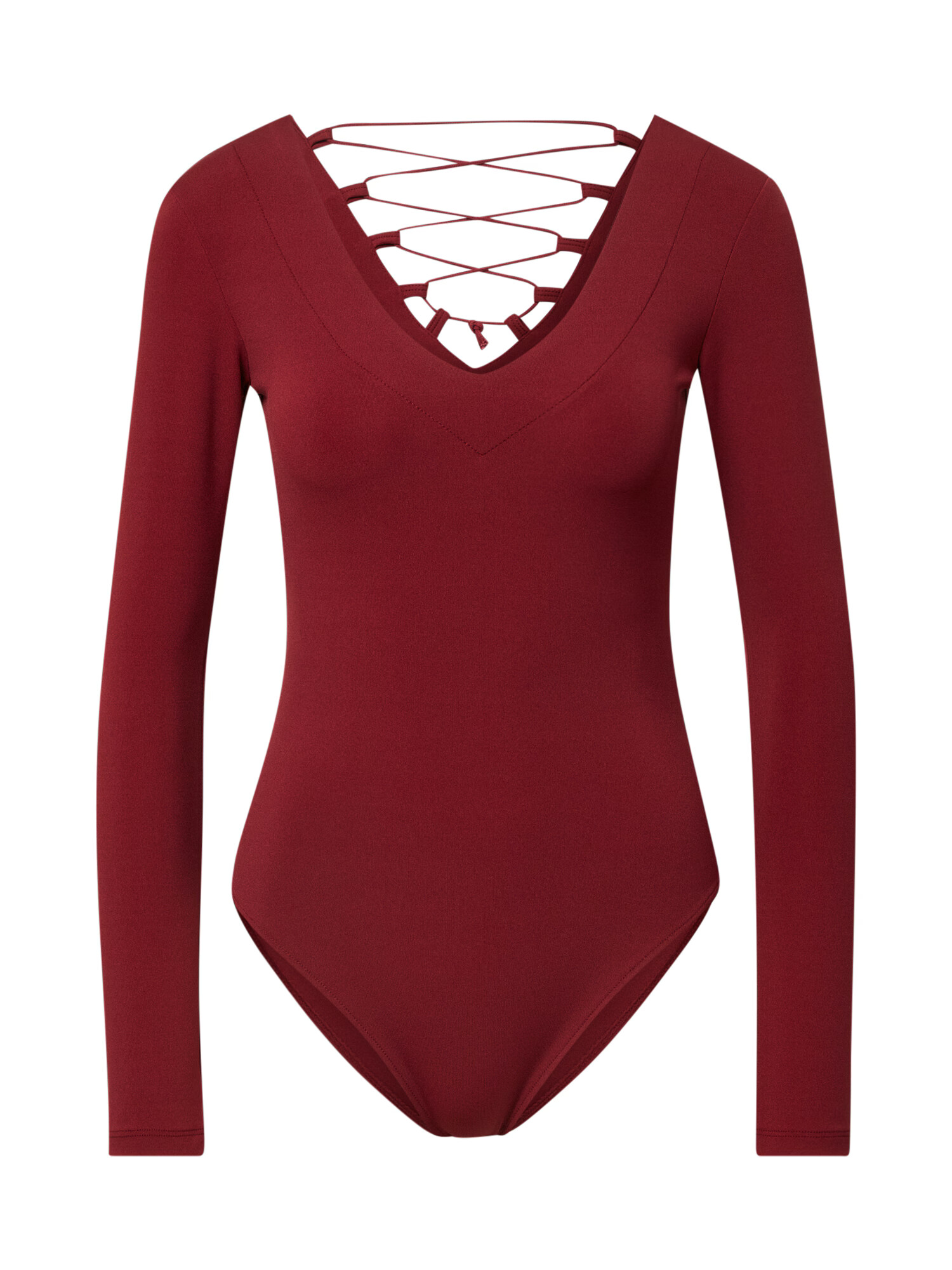 Trendyol Tricou body roșu burgundy - Pled.ro