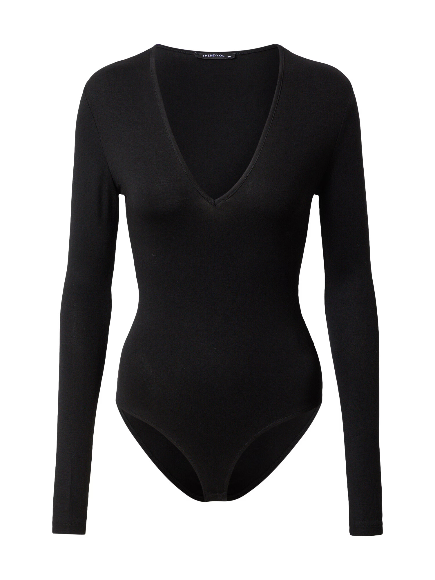 Trendyol Tricou body negru - Pled.ro