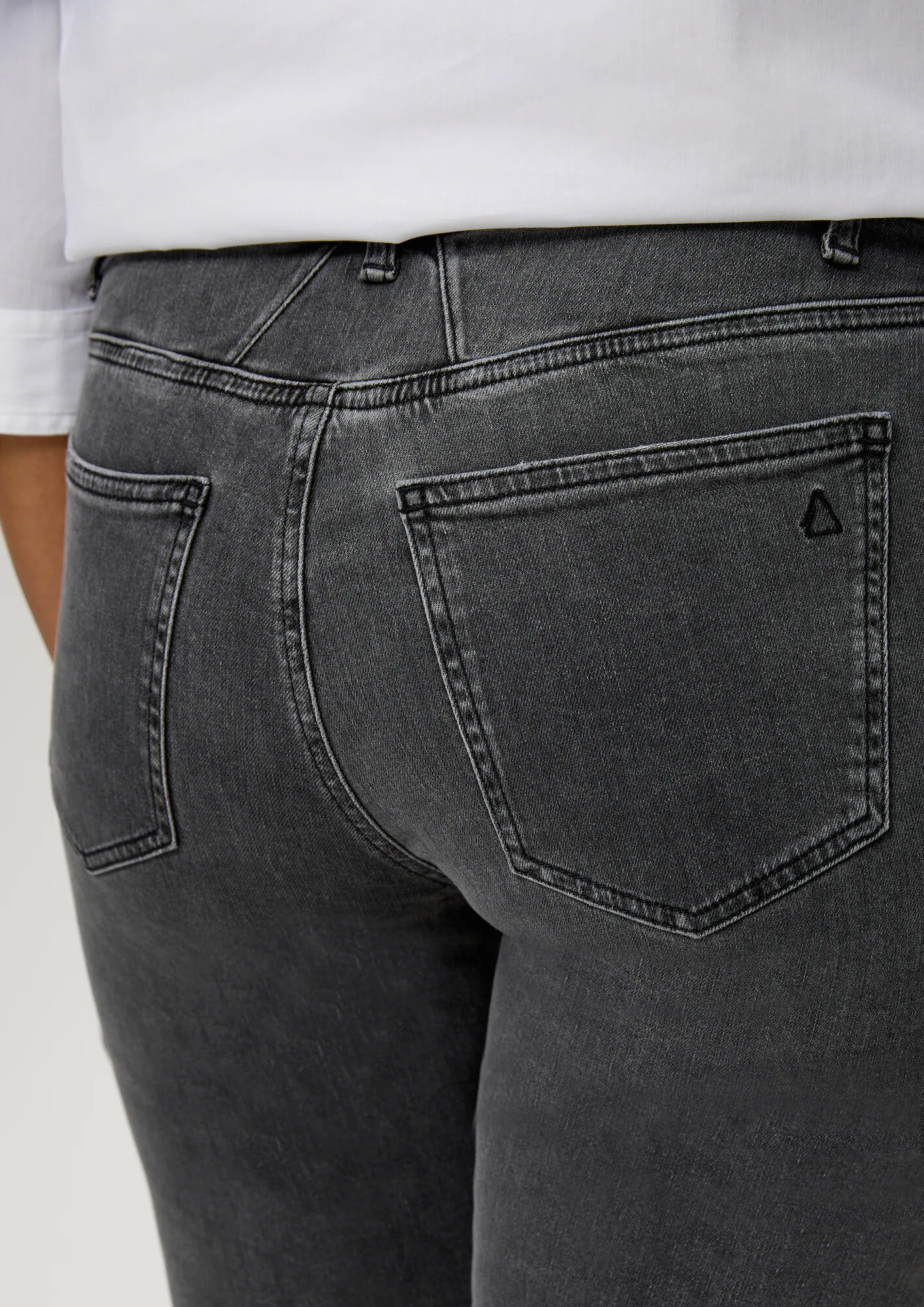 TRIANGLE Jeans gri denim - Pled.ro