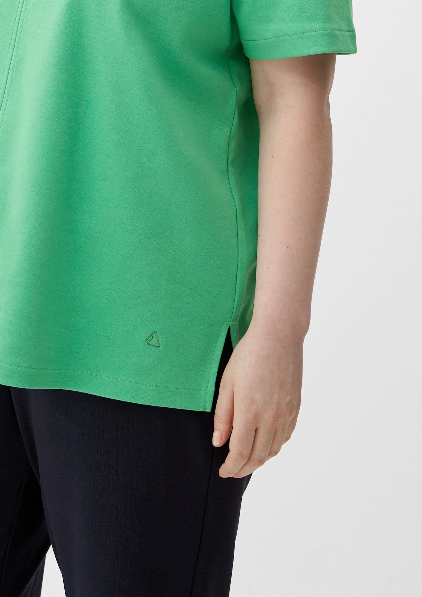 TRIANGLE Tricou verde jad - Pled.ro