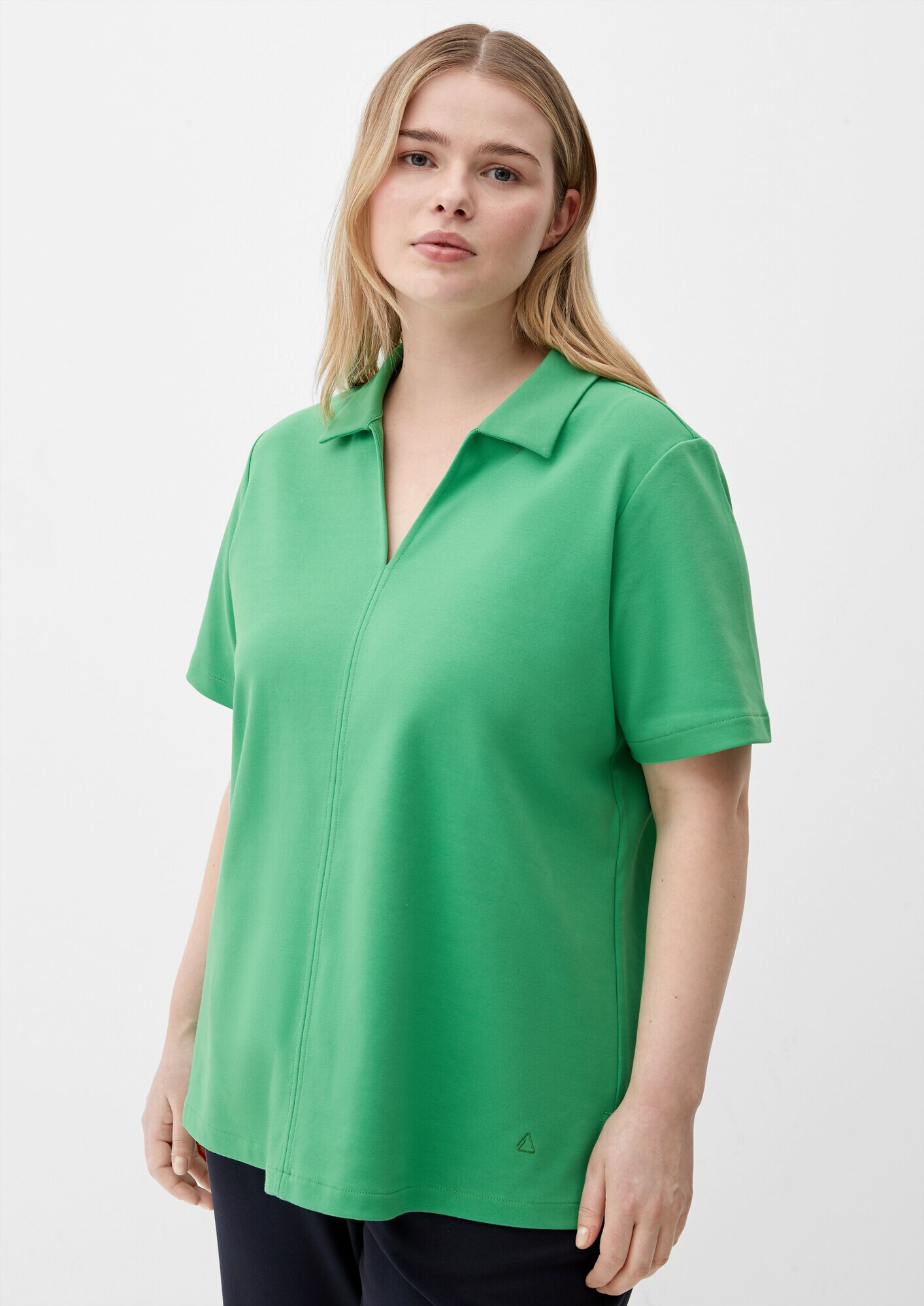 TRIANGLE Tricou verde jad - Pled.ro