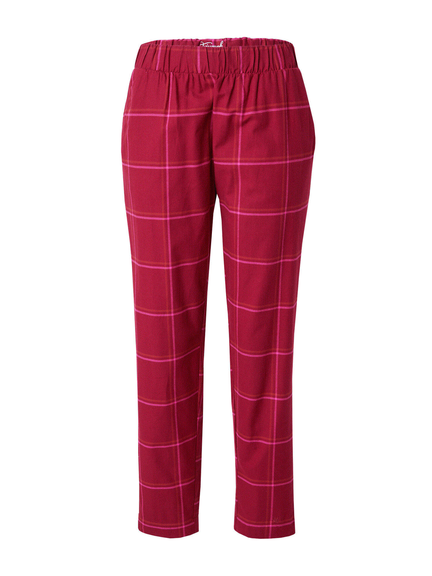 TRIUMPH Pantaloni de pijama 'Mix & Match' roz / roșu - Pled.ro