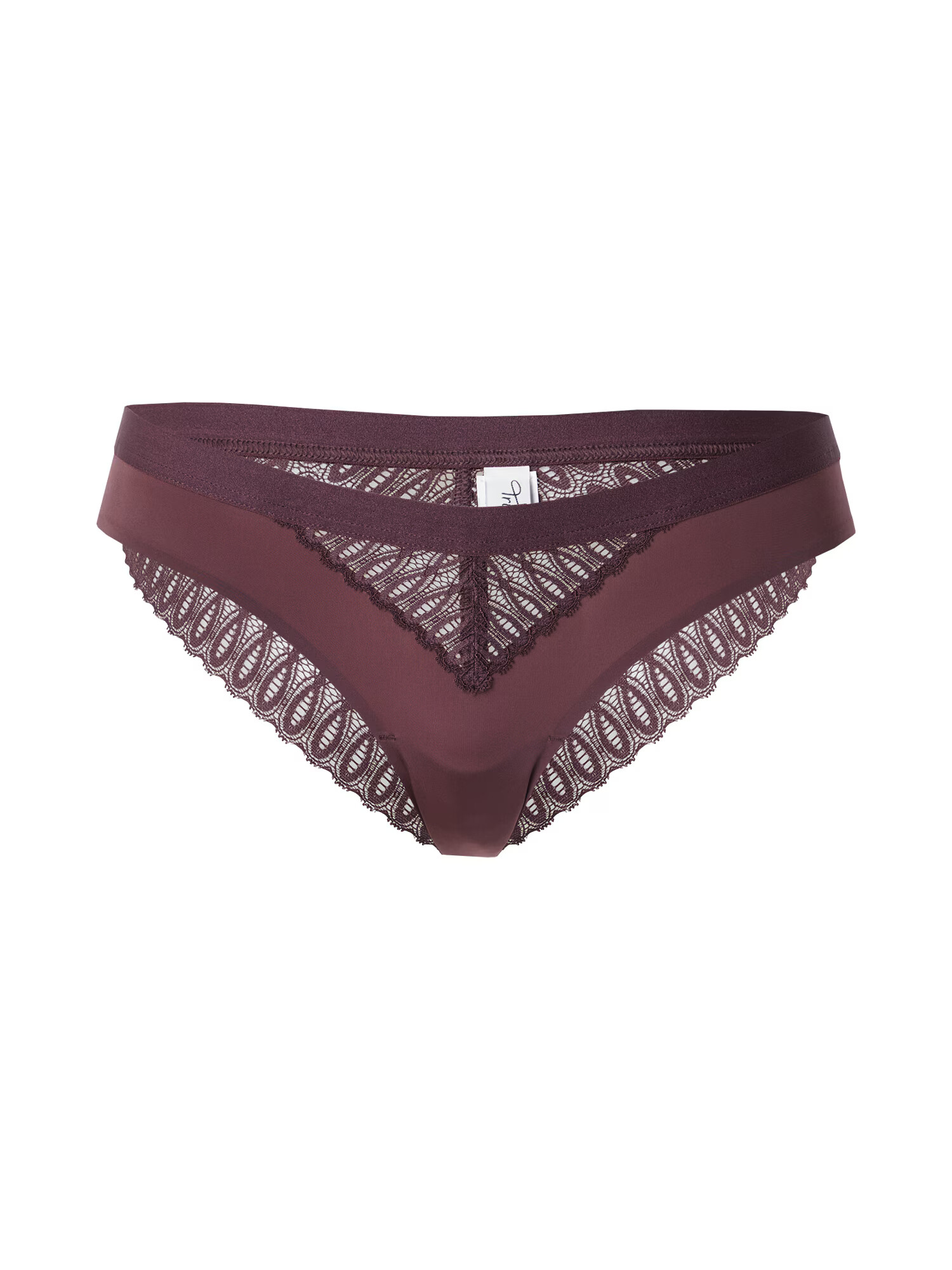 TRIUMPH Slip 'Aura' roșu burgundy - Pled.ro