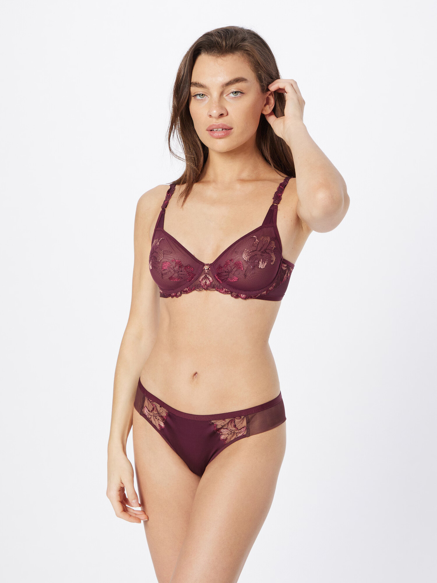 TRIUMPH Slip roșu burgundy - Pled.ro