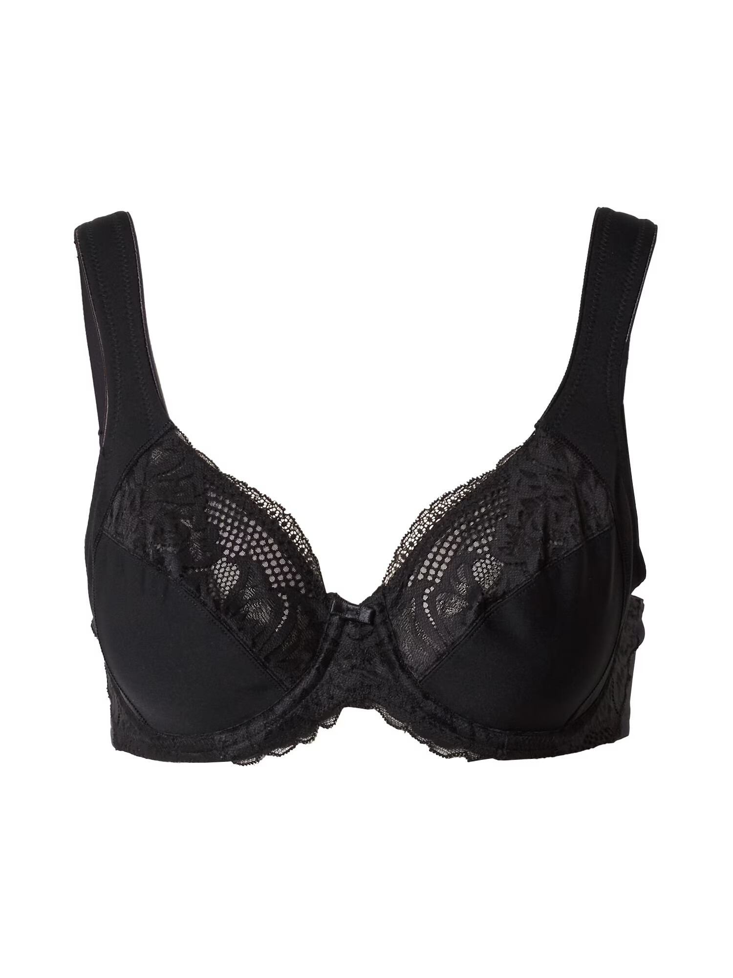 TRIUMPH Sutien 'Modern Lace+Cotton' negru - Pled.ro