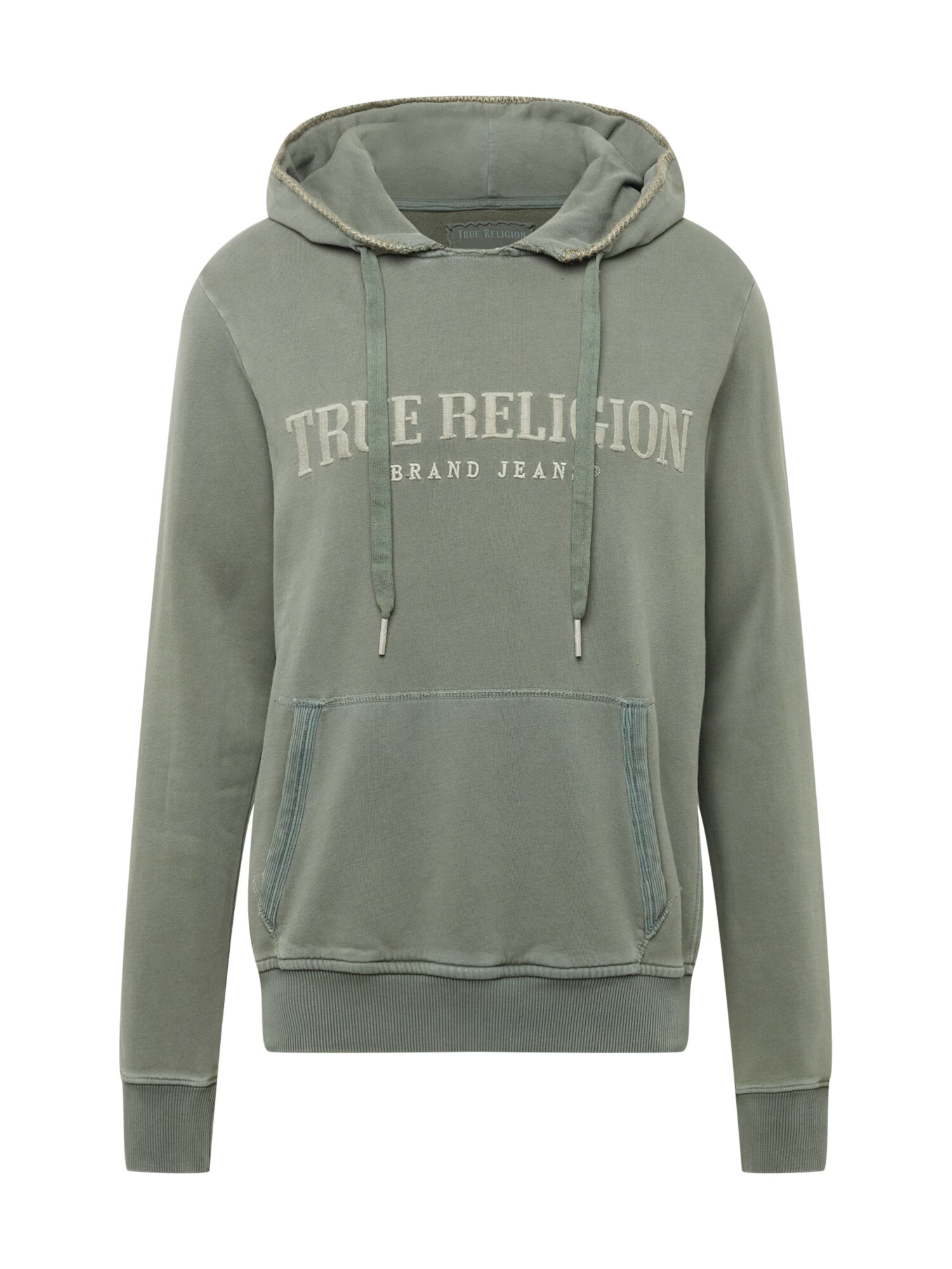 True Religion Bluză de molton verde pastel / verde deschis - Pled.ro