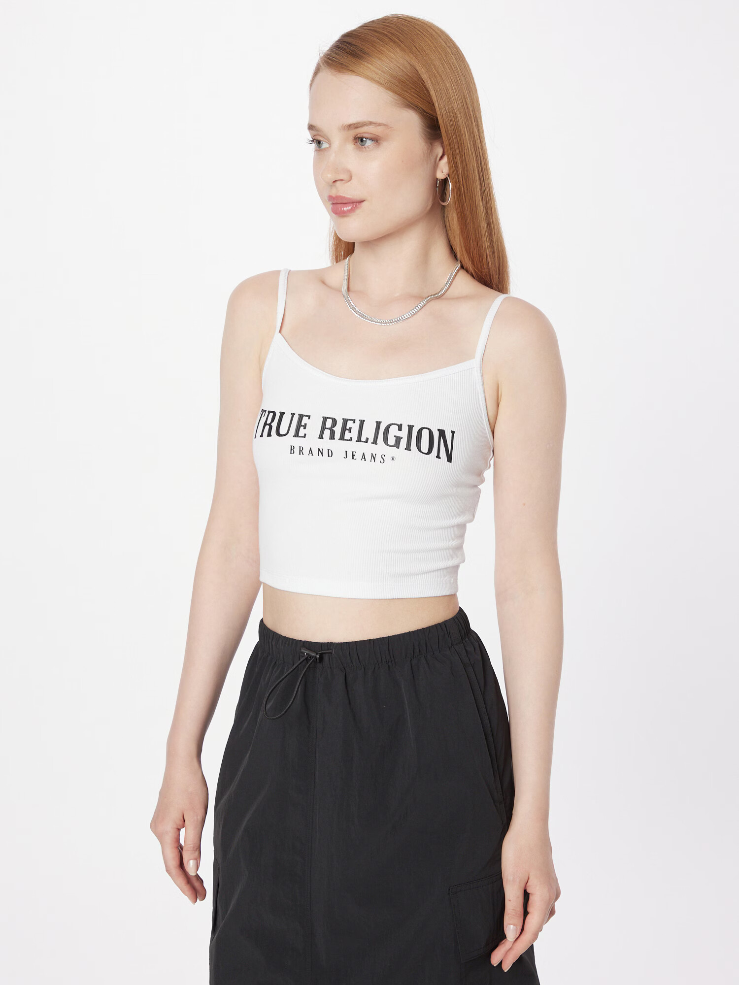 True Religion Top negru / alb - Pled.ro