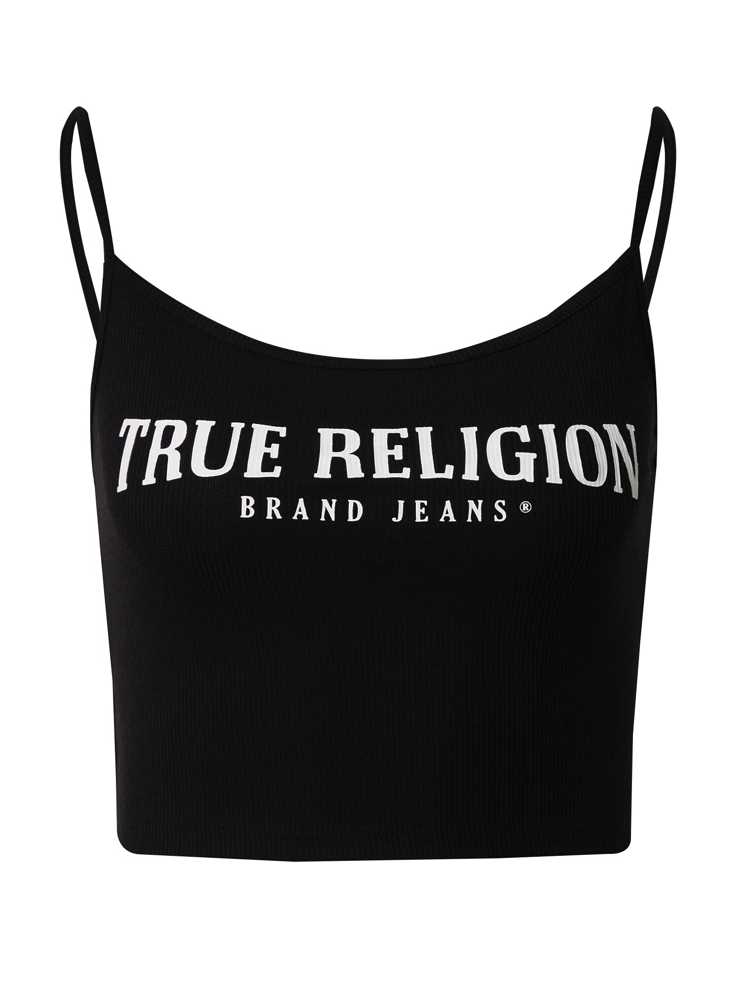 True Religion Top negru / alb murdar - Pled.ro