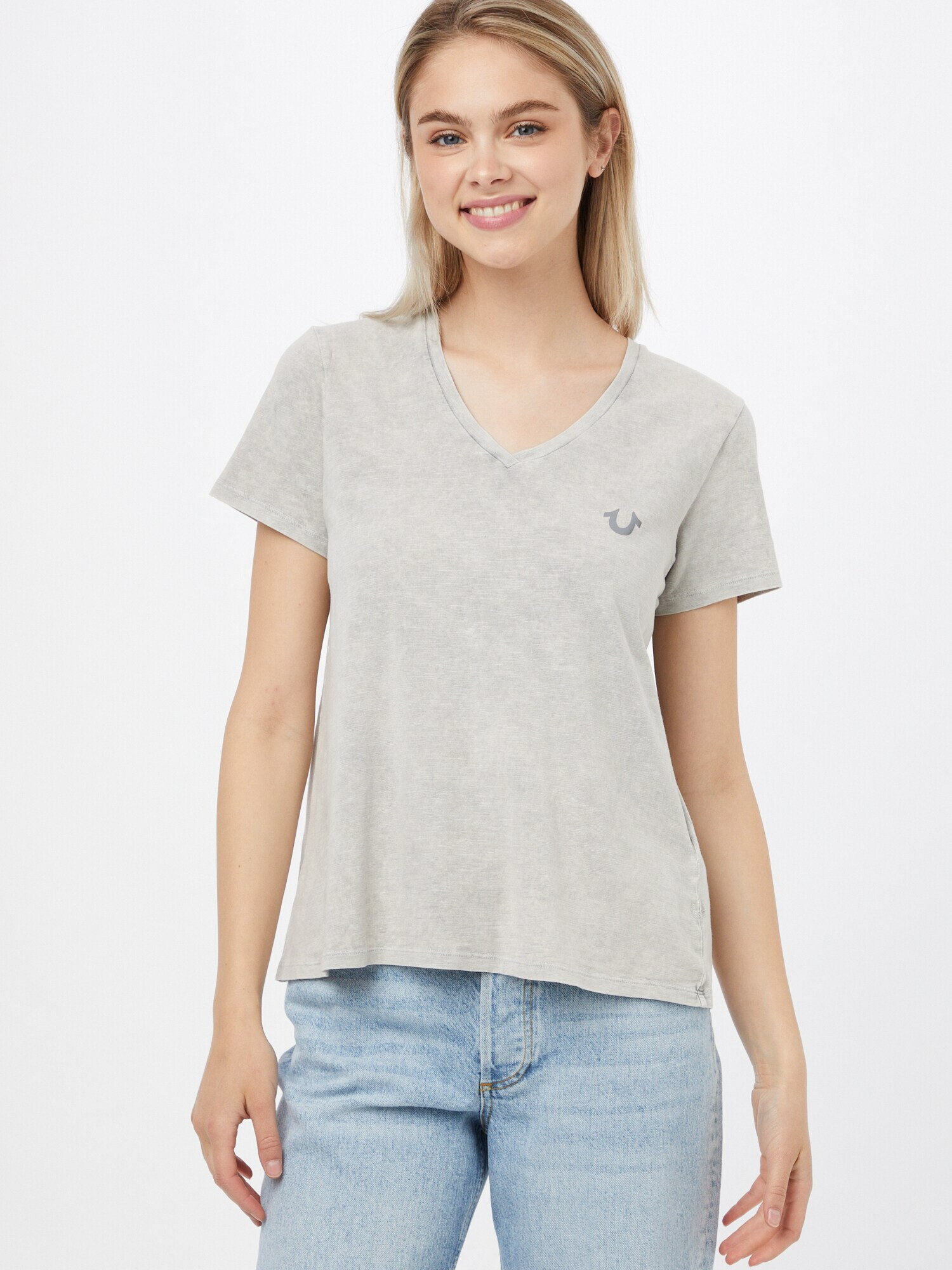 True Religion Tricou gri amestecat - Pled.ro