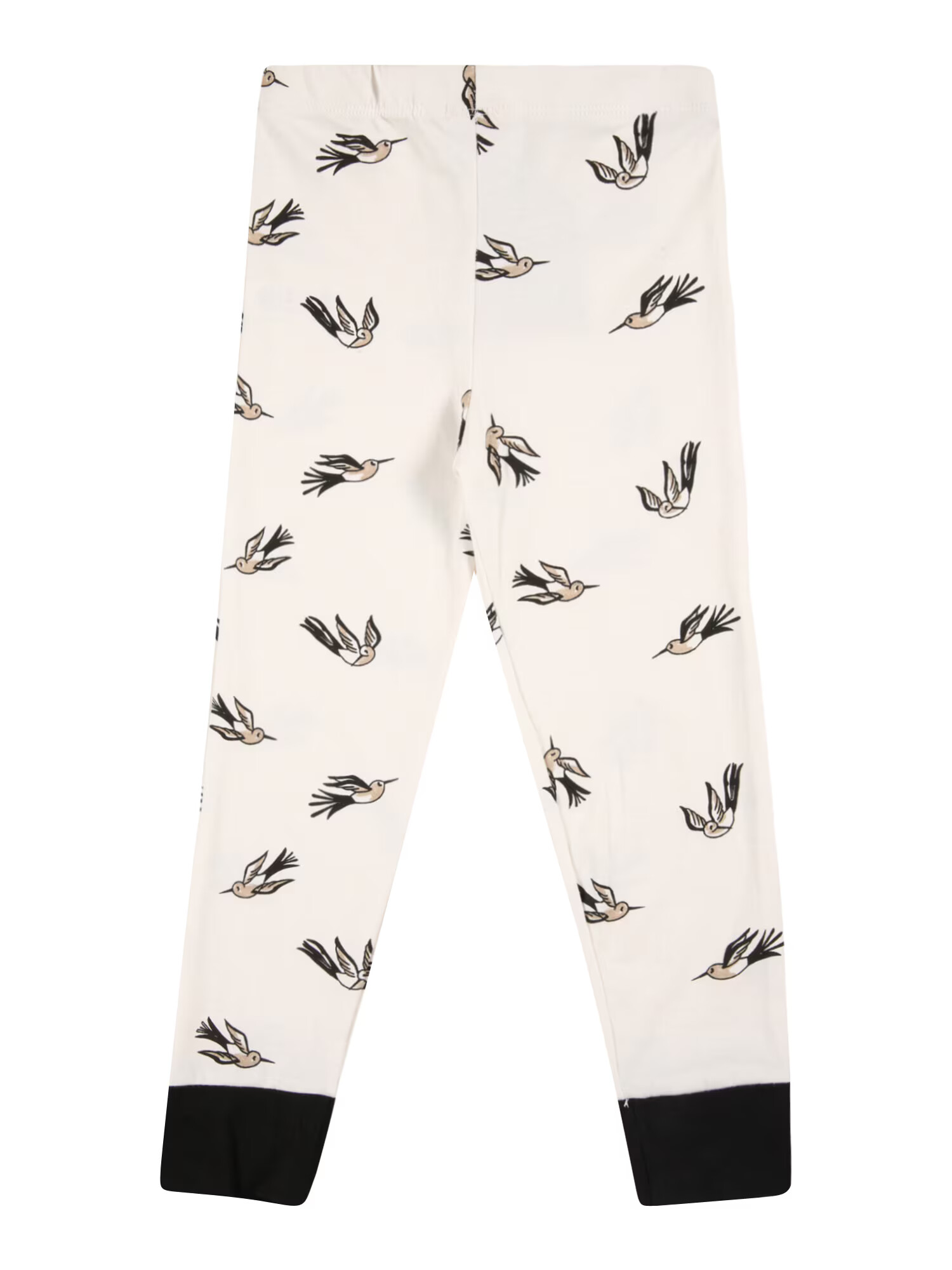 Turtledove London Leggings 'Hummingbird' ecru / albastru închis / alb - Pled.ro