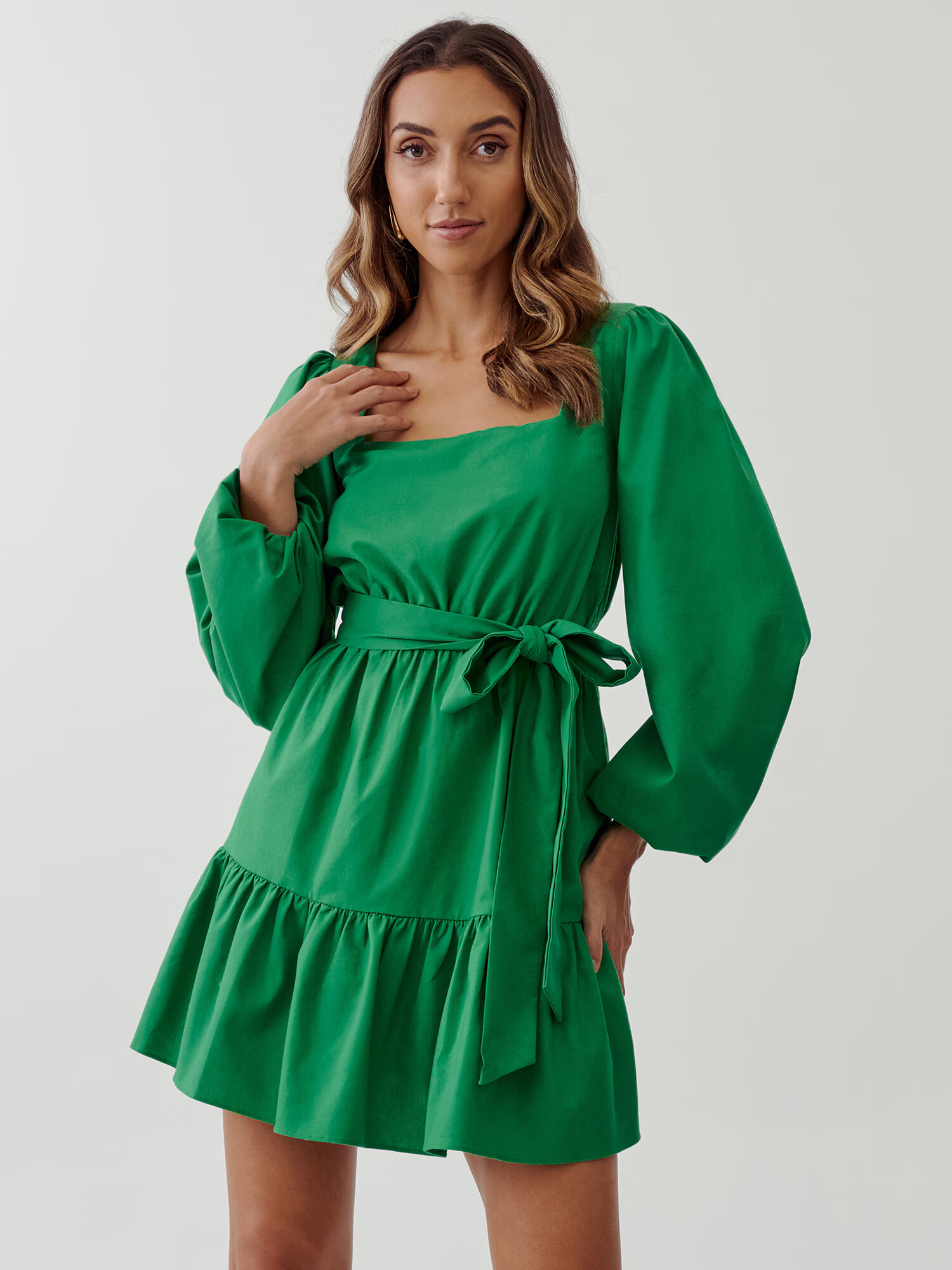 Tussah Rochie 'AMAIA' verde - Pled.ro