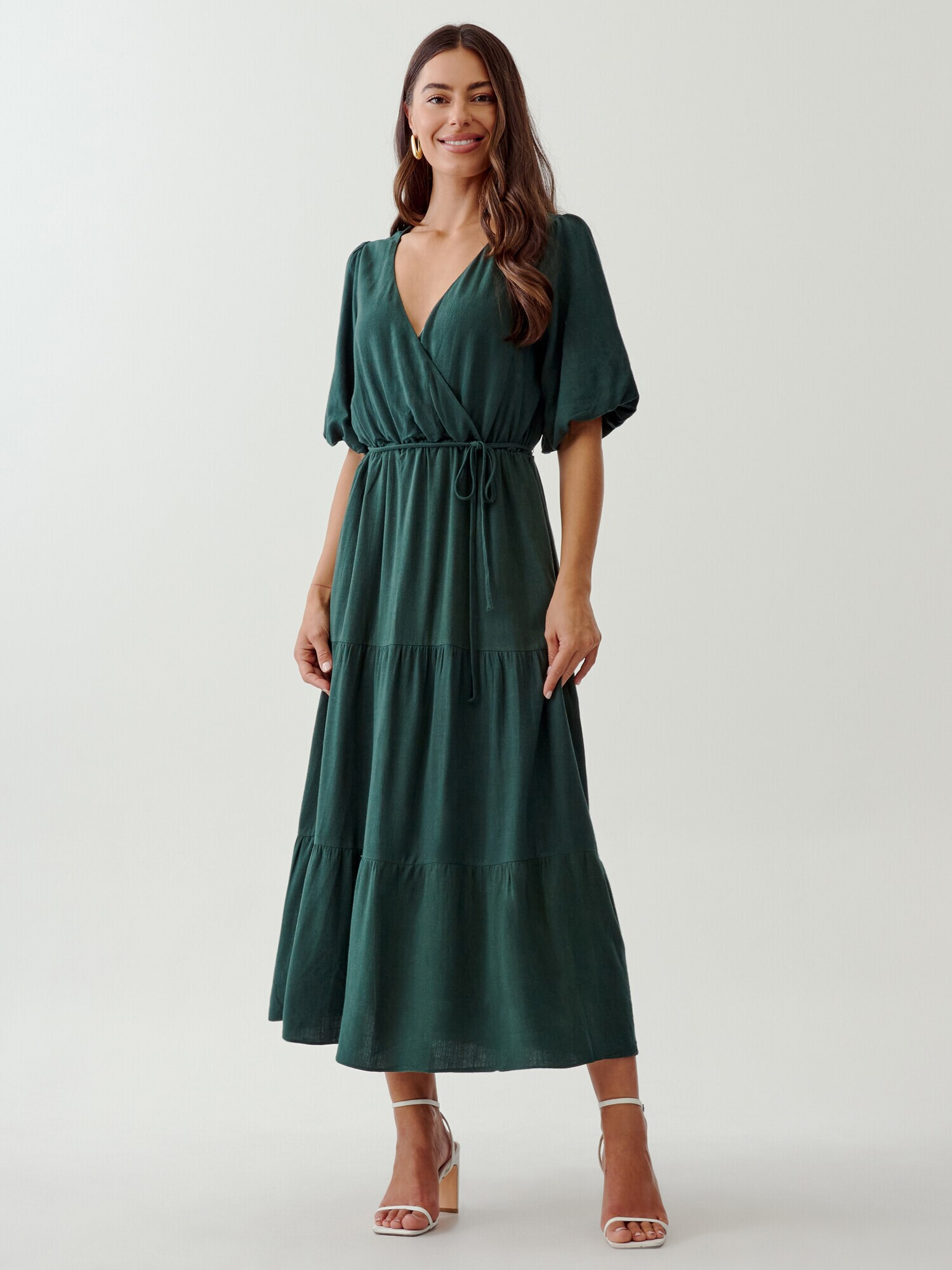 Tussah Rochie 'BECKY' verde - Pled.ro