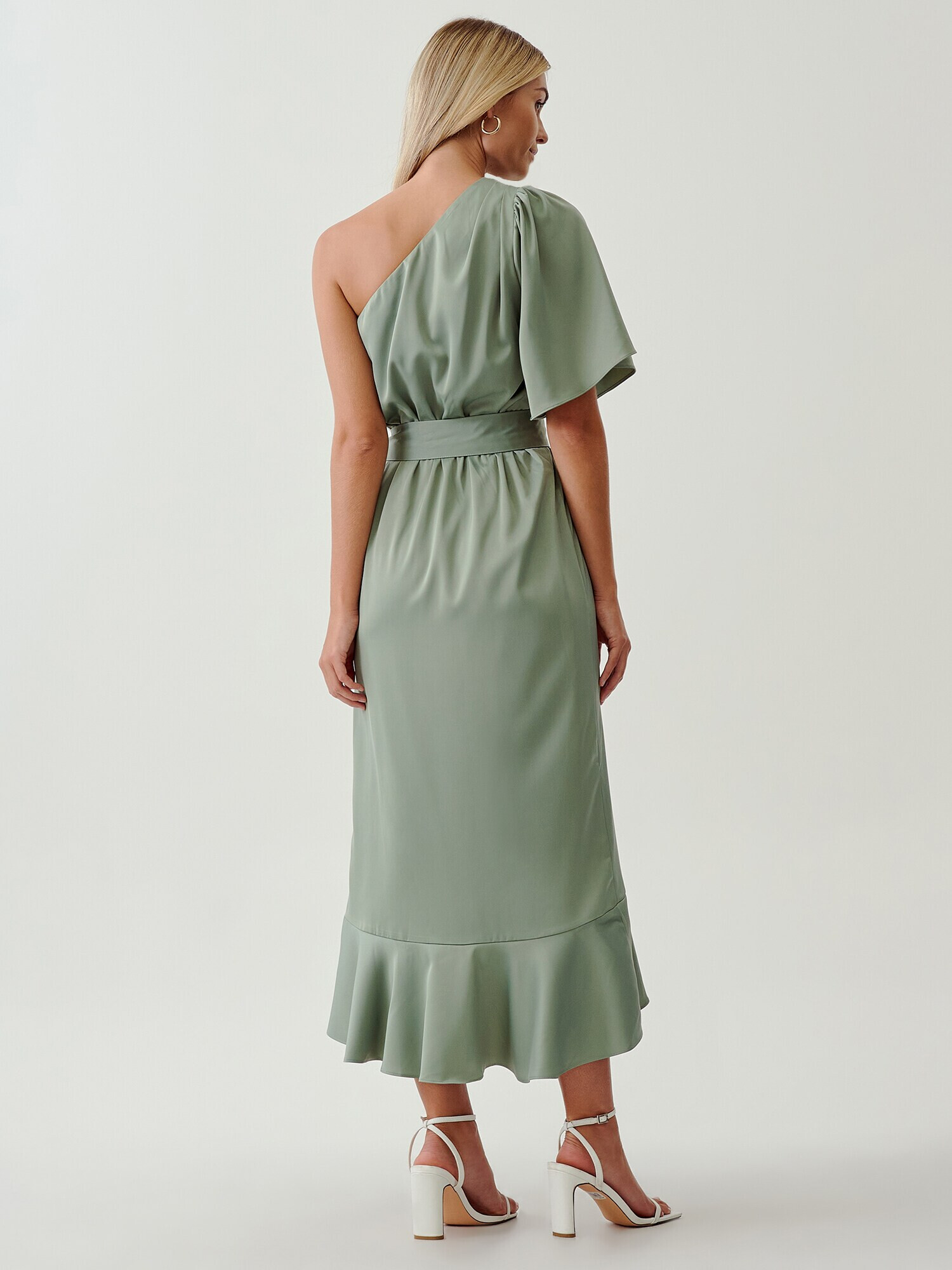 Tussah Rochie 'ELICIA' verde - Pled.ro