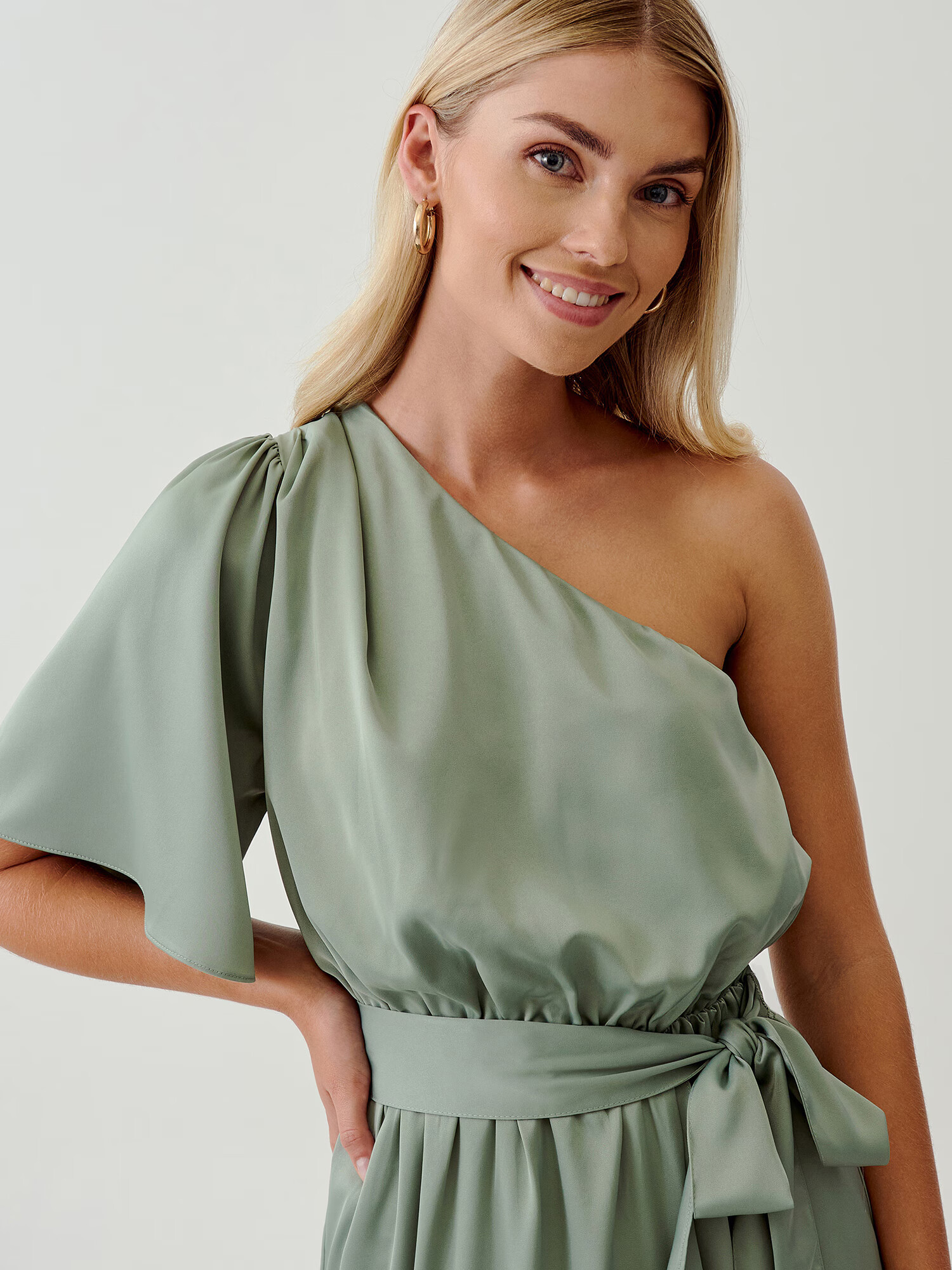 Tussah Rochie 'ELICIA' verde - Pled.ro