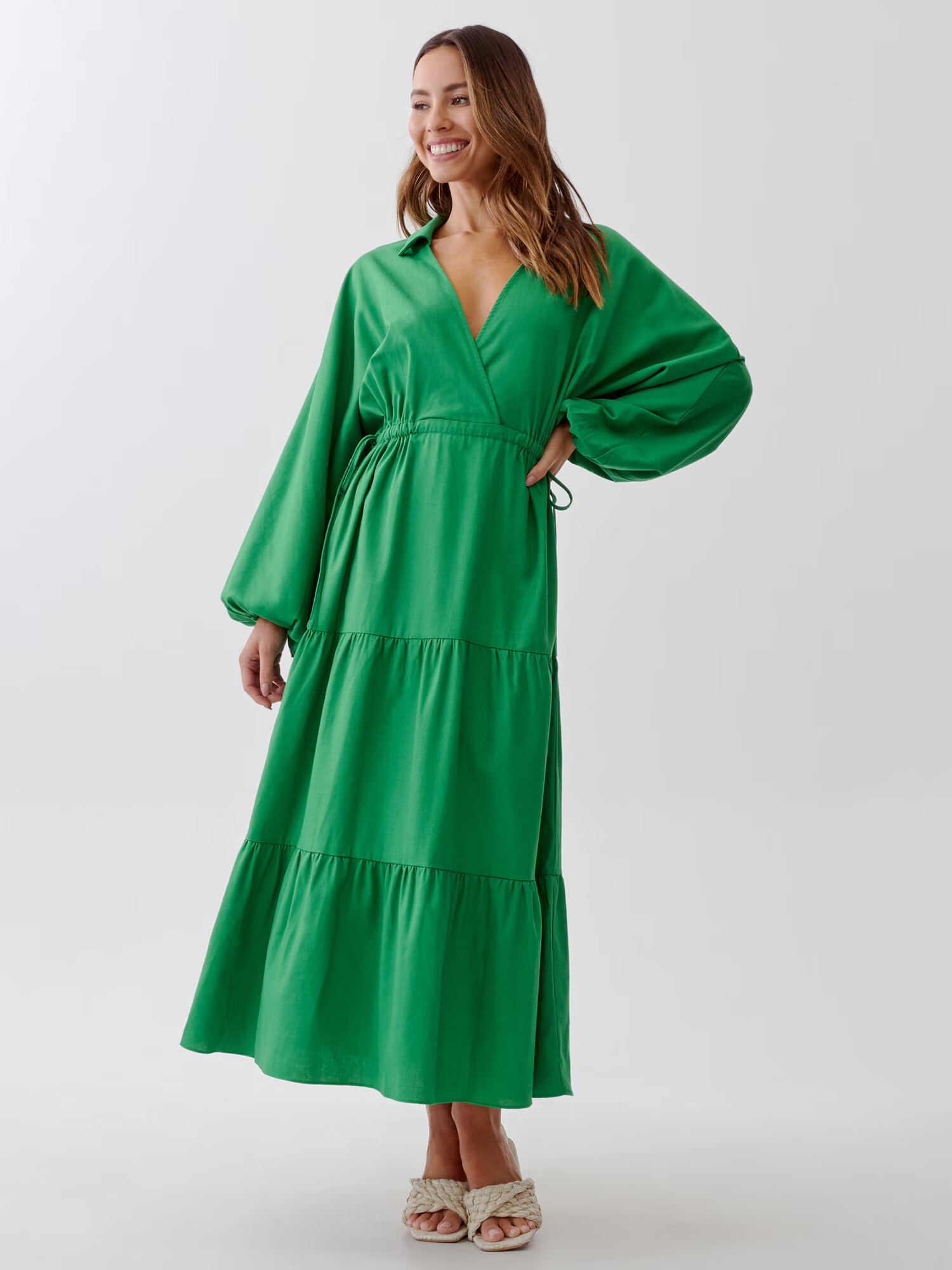 Tussah Rochie 'NINAH' verde - Pled.ro