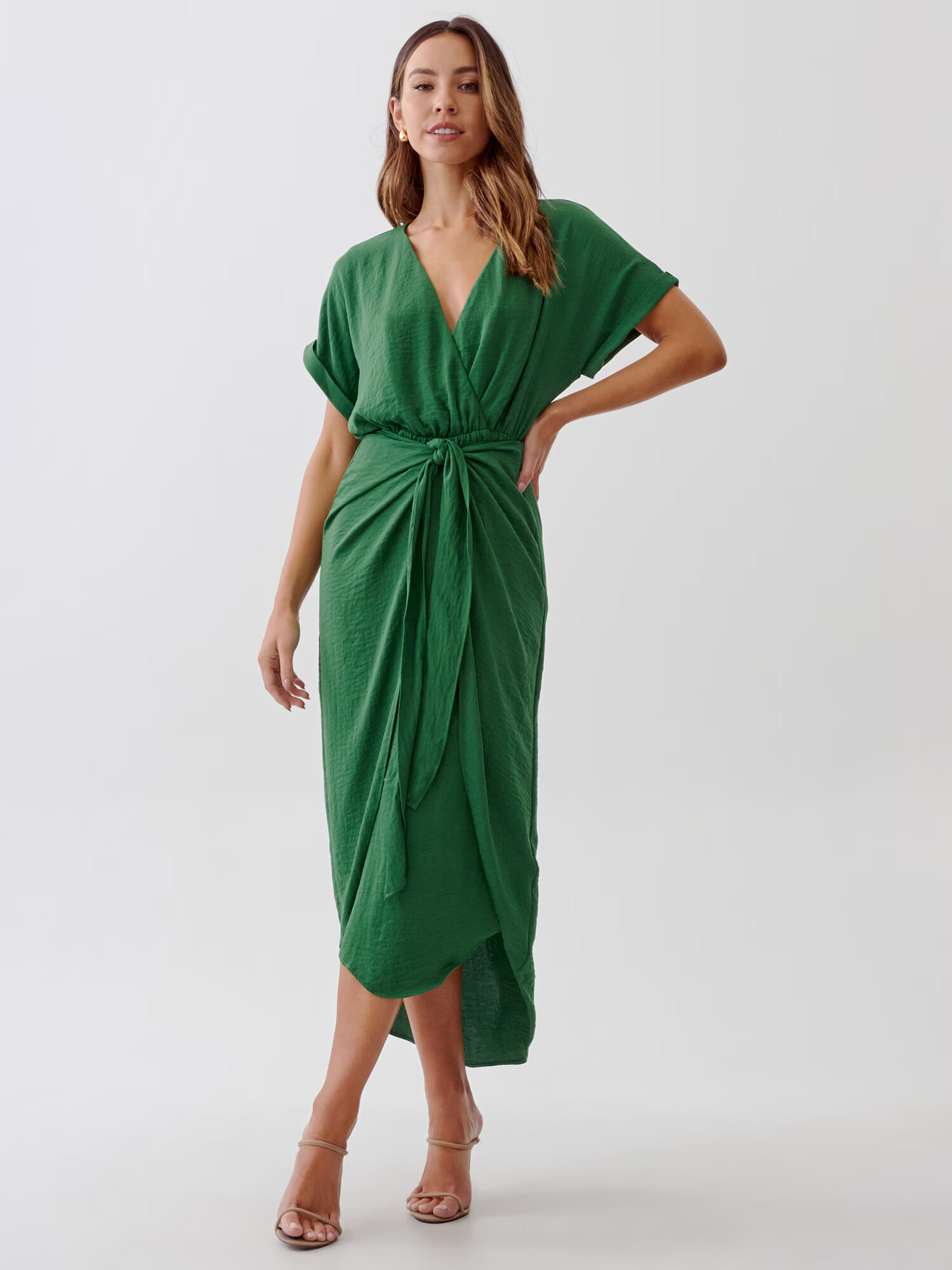 Tussah Rochie 'RAVEN DRESS' verde - Pled.ro