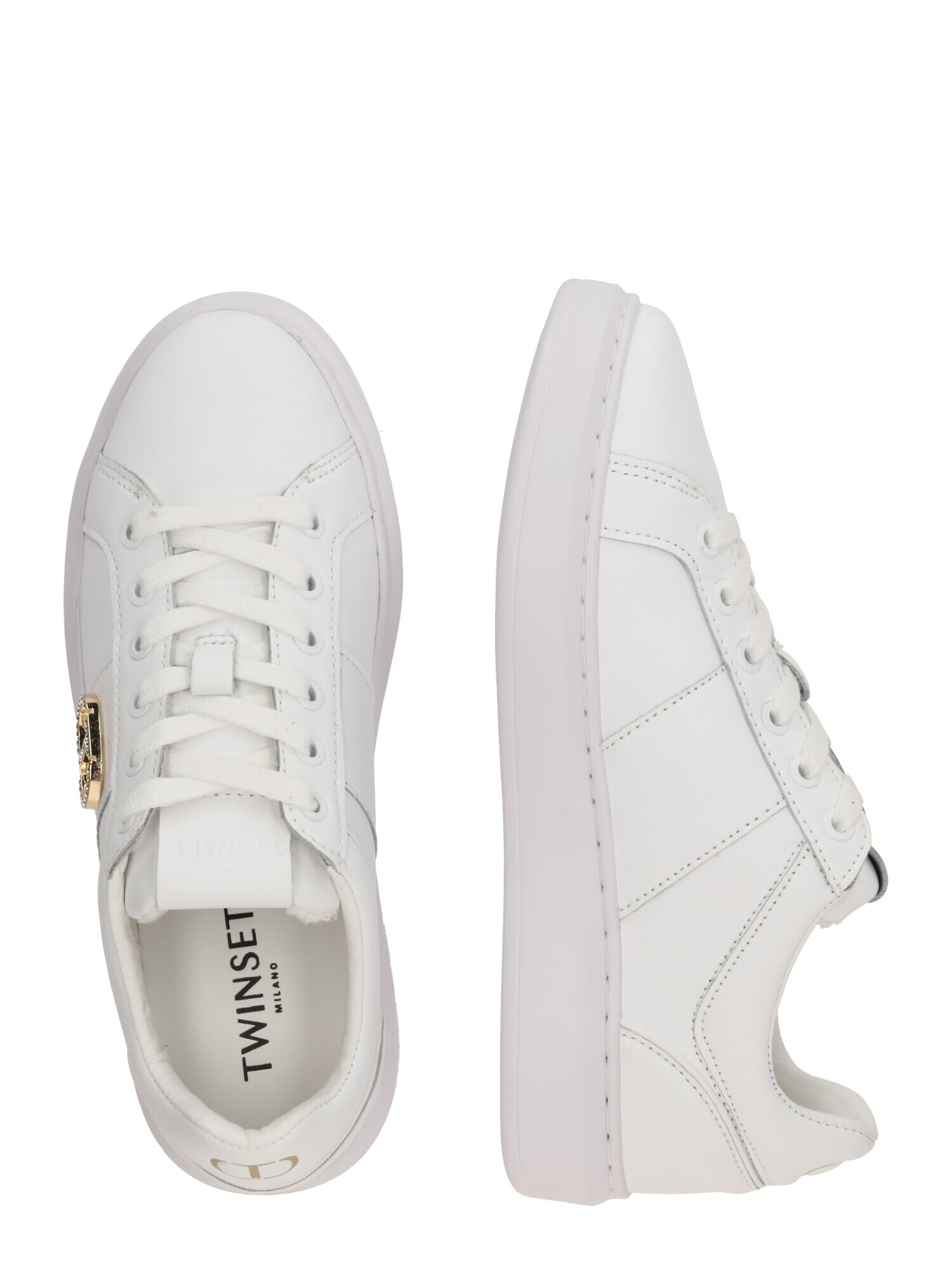 Twinset Sneaker low alb - Pled.ro