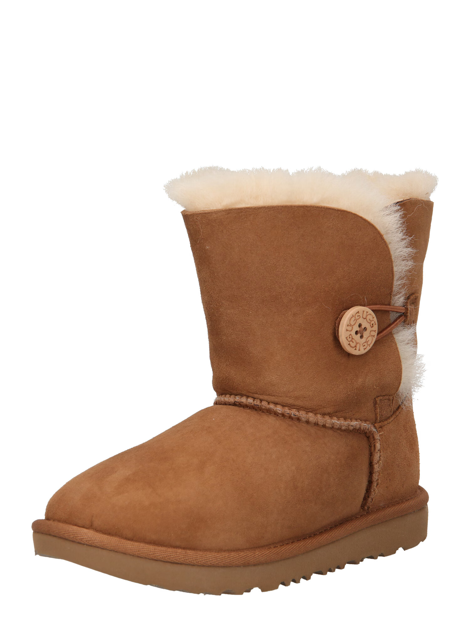 UGG Bocanci de zăpadă 'Bailey Button II' crem / maro coniac - Pled.ro