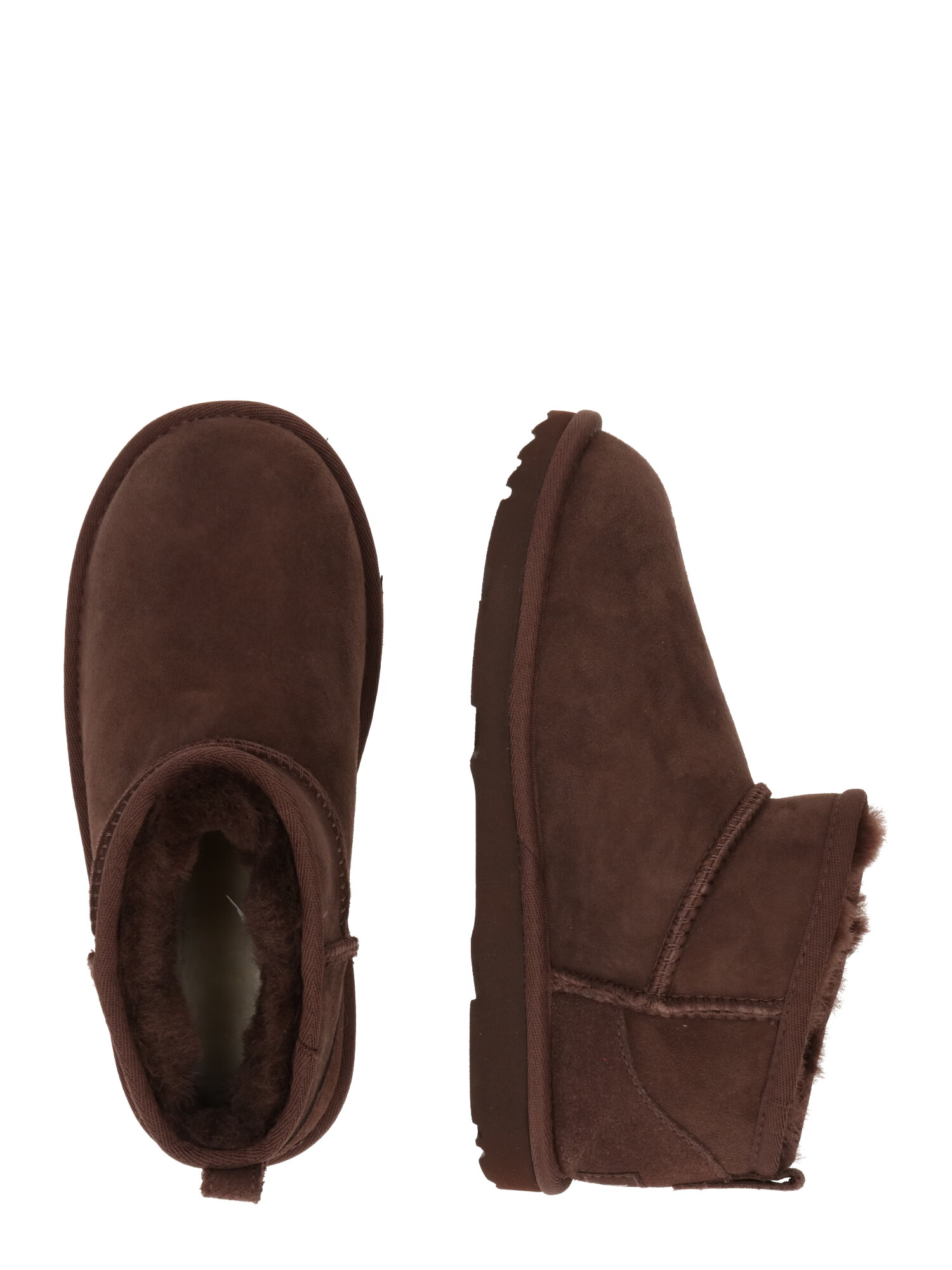 UGG Bocanci de zăpadă 'CLASSIC ULTRA MINI' maro închis - Pled.ro